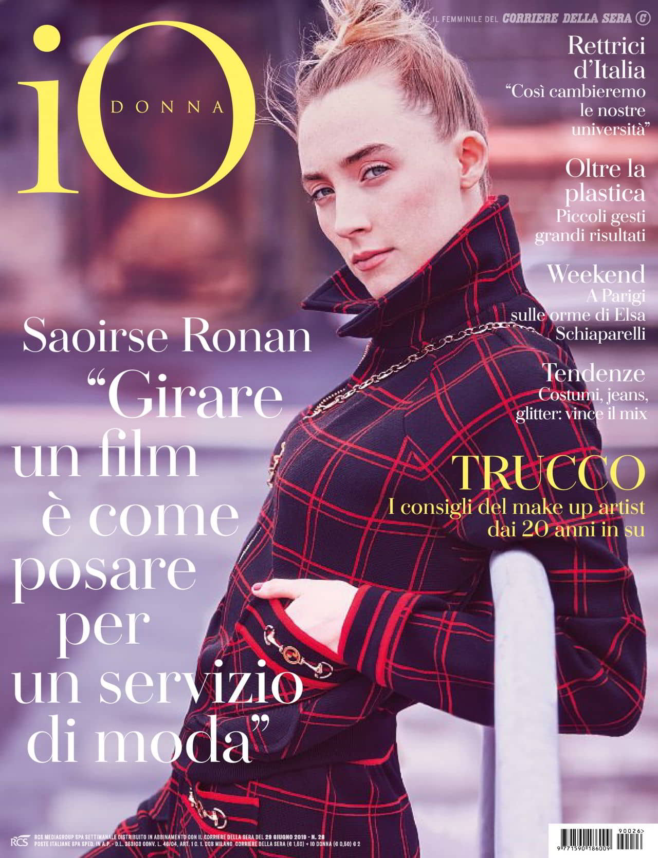 Saoirse Ronan for Io Donna del Corriere della Sera June 29, 2019 Issue - 1