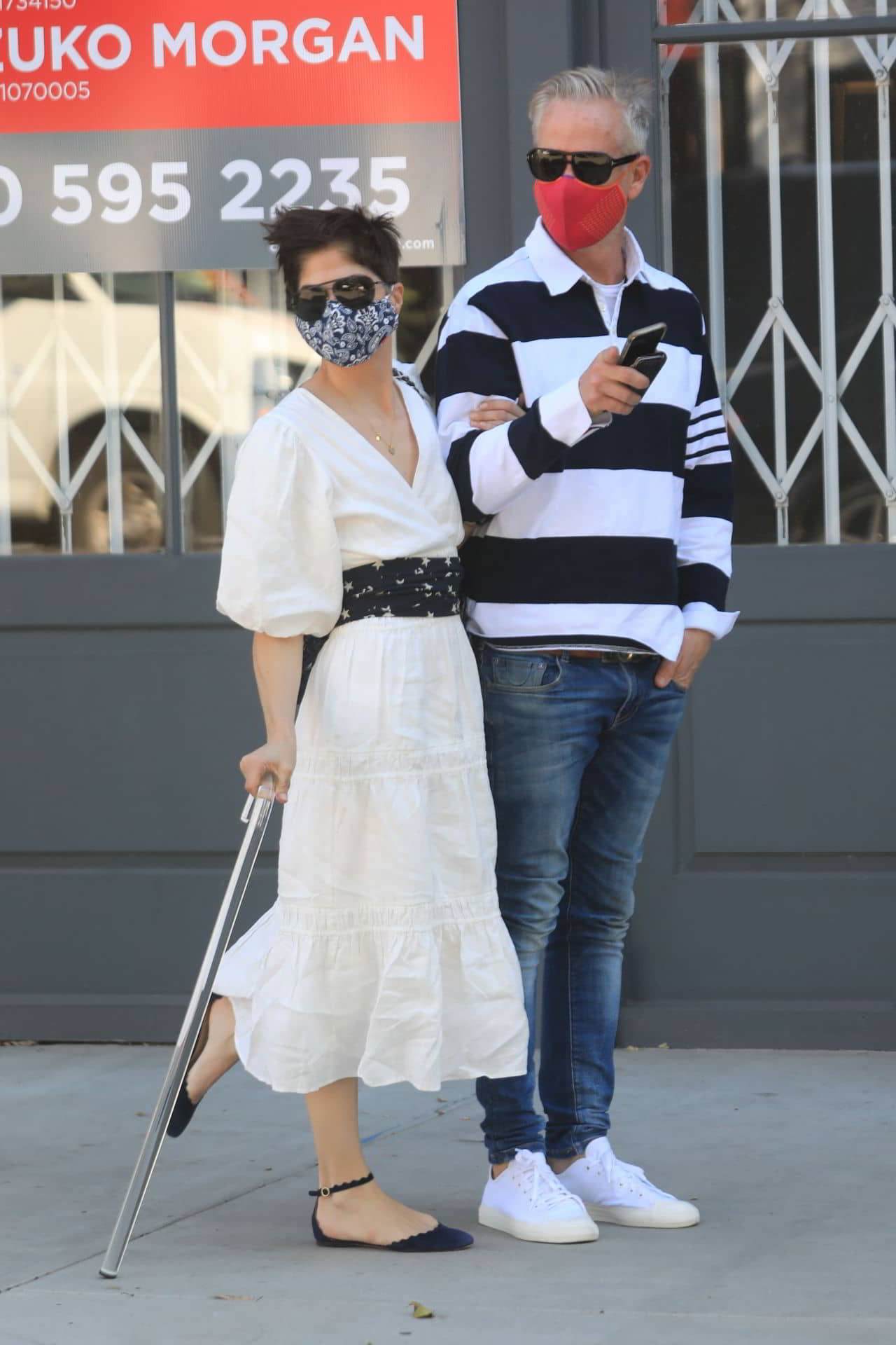 Selma Blair with Her Boyfriend Ron Carlson in West Hollywood, March 5, 2021 - 1