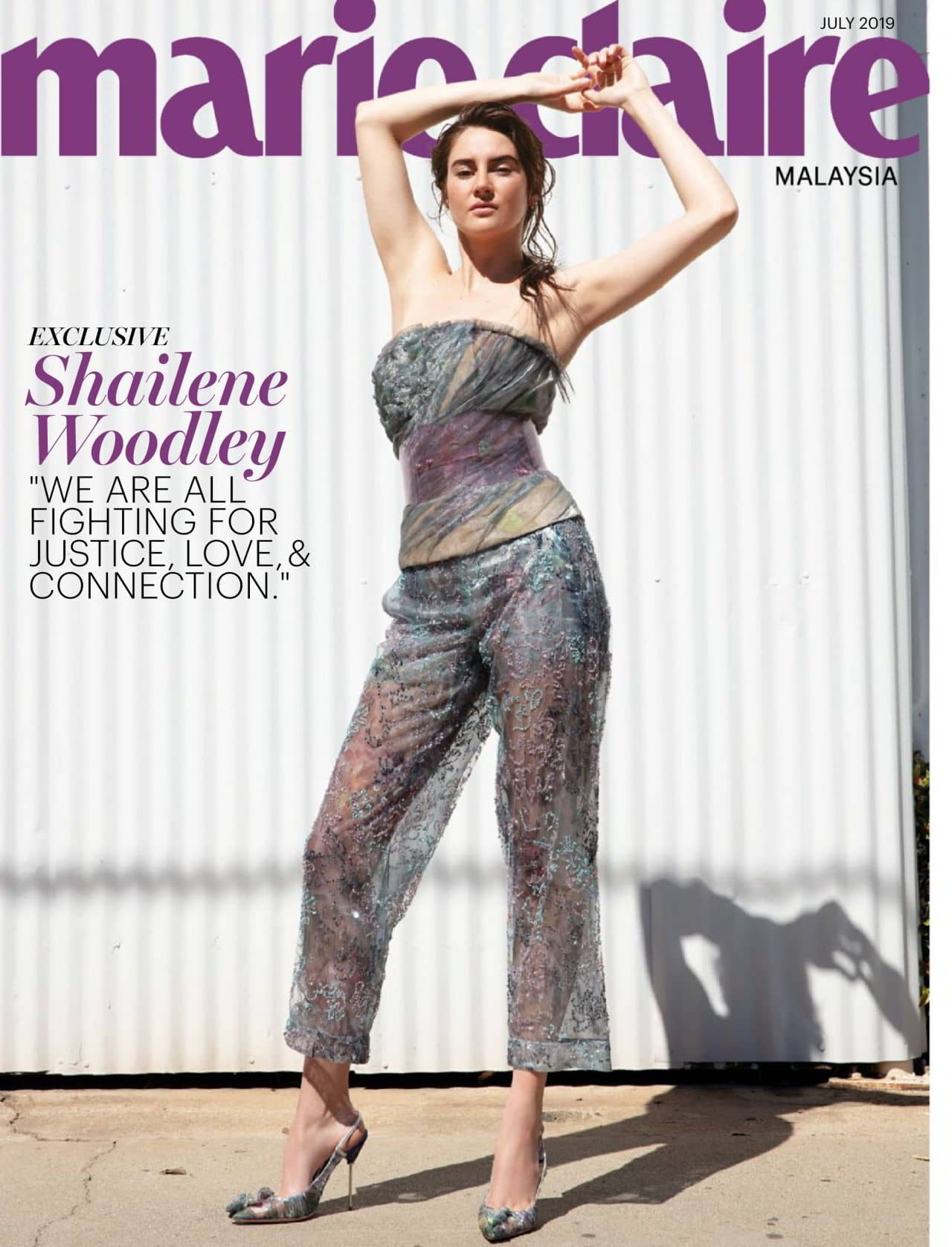 Shailene Woodley for Marie Claire Malaysia July 2019