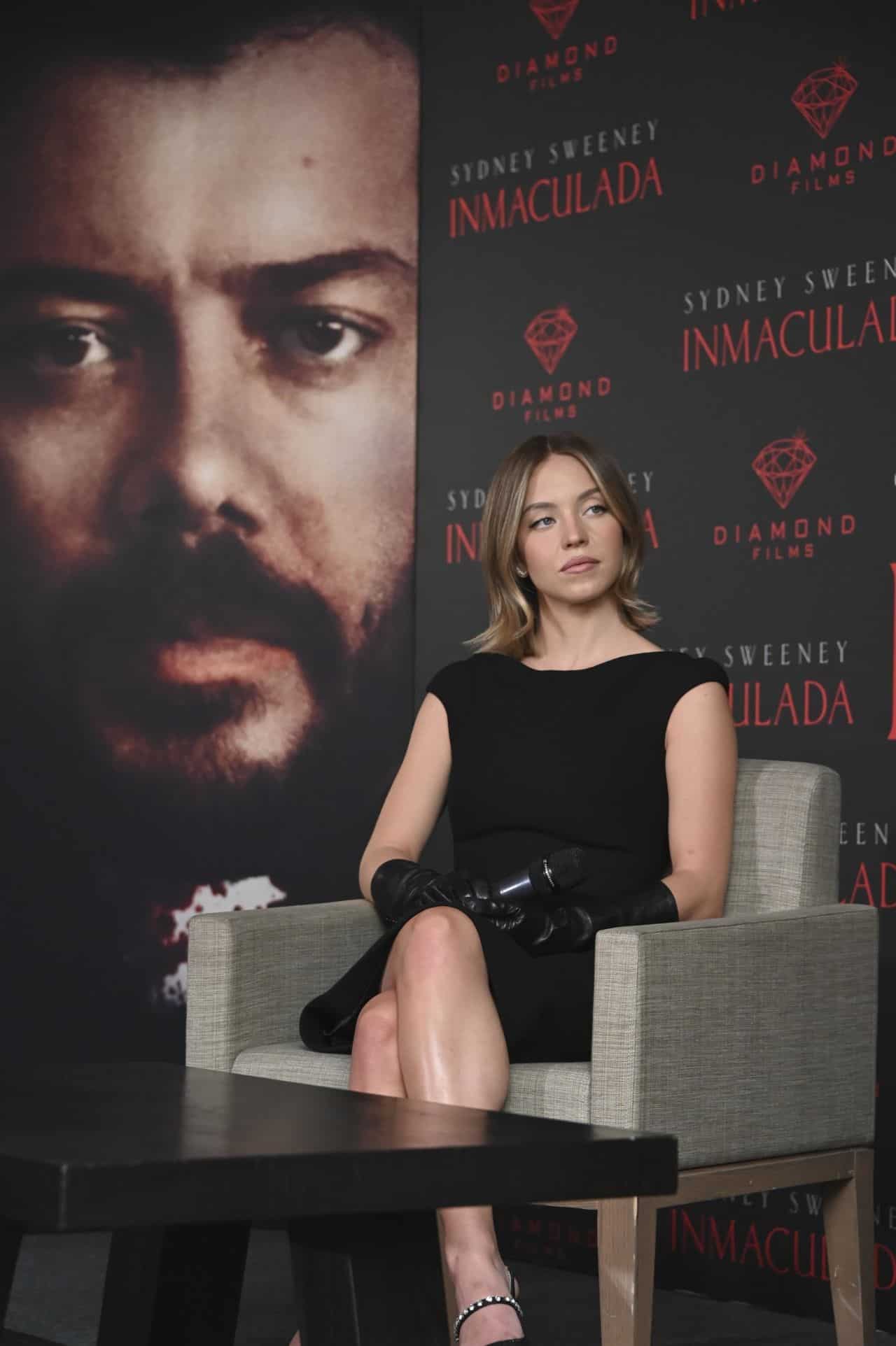 Sydney Sweeney at Immaculate Press Conference in Mexico May 2, 2024 - Actress's Press Day - 1