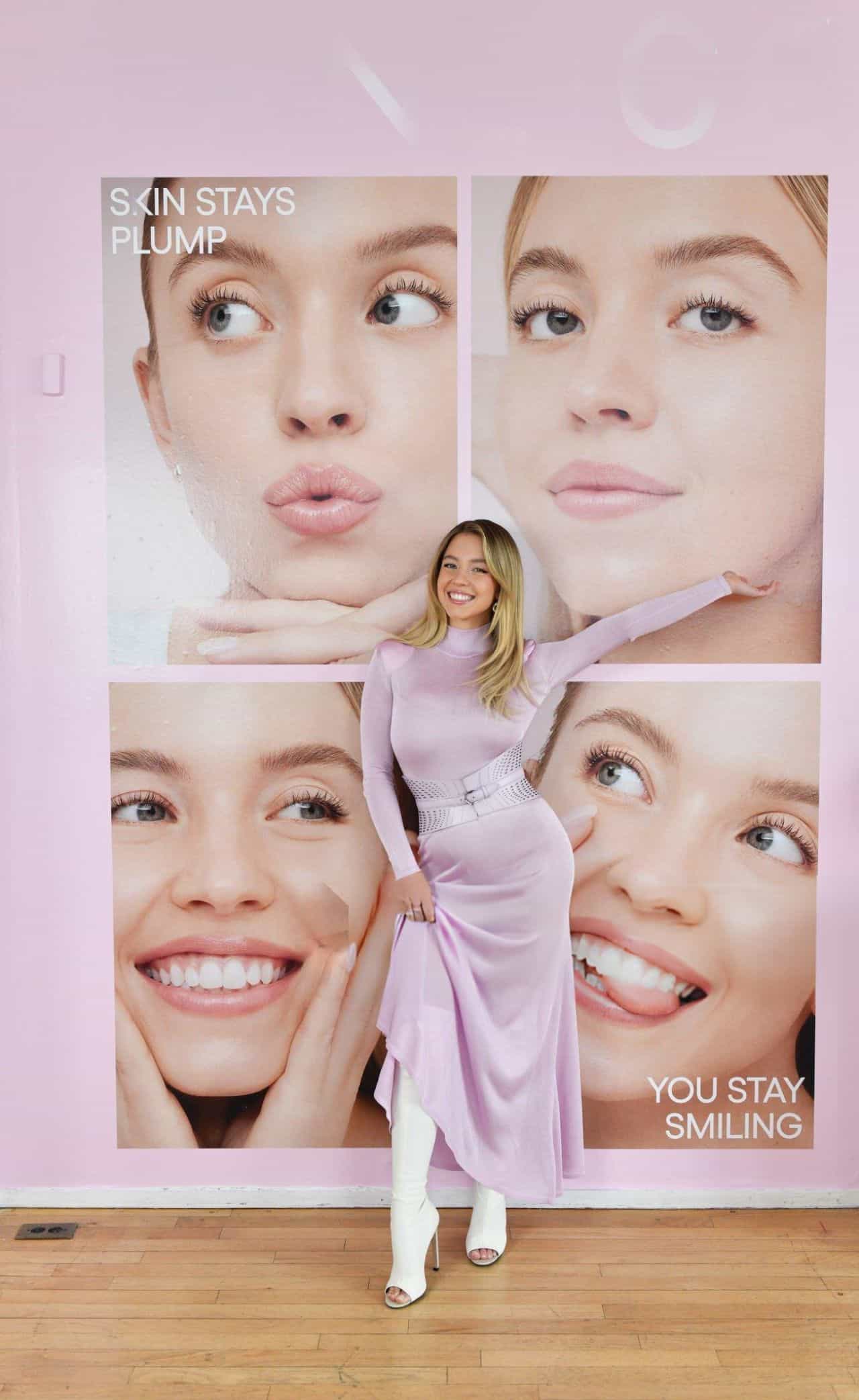 Sydney Sweeney Celebrates Laneige Global Bouncy Firm Sleeping Mask Launch in NYC - February 26, 2024 - 1