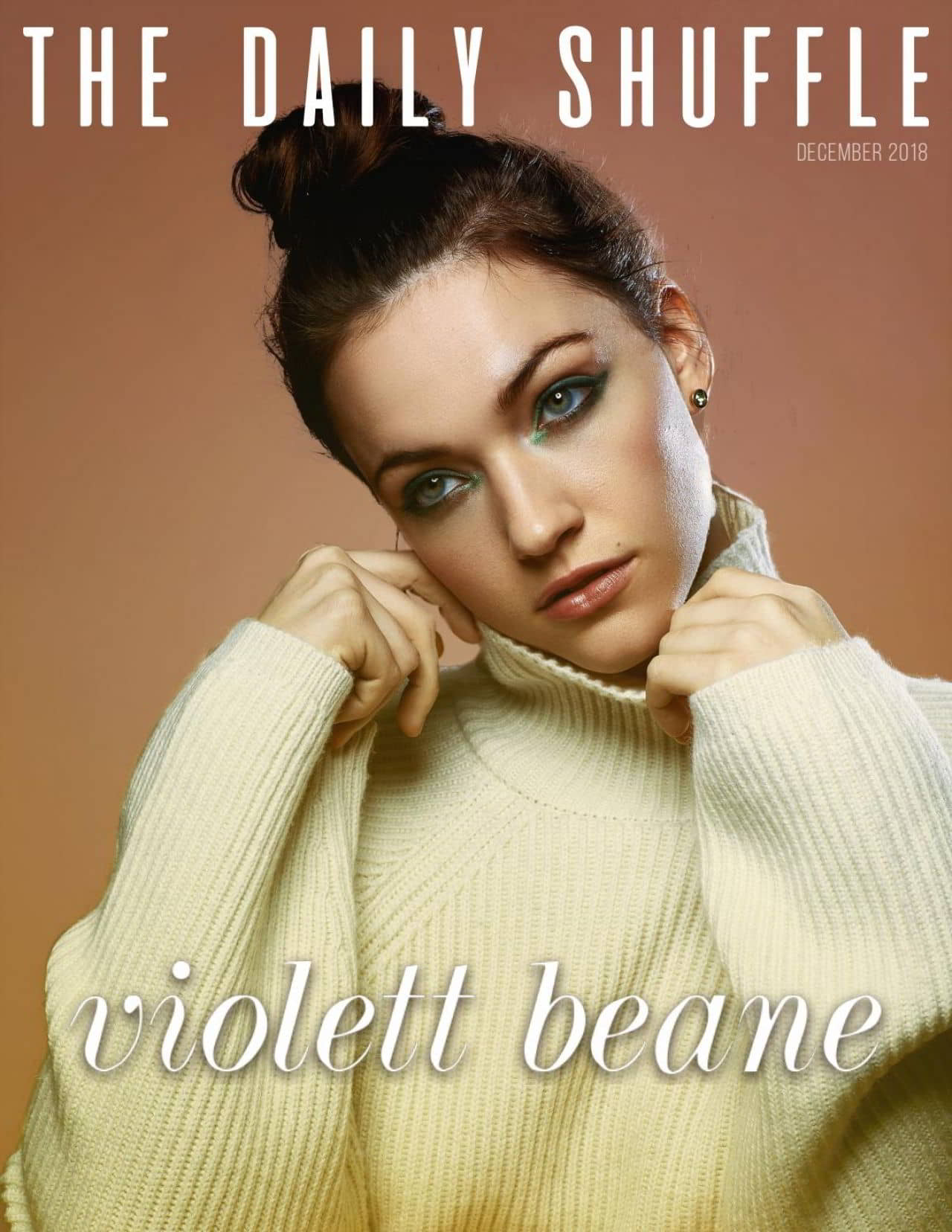 Violett Beane for The Daily Shuffle Magazine December 2018 Issue - 1