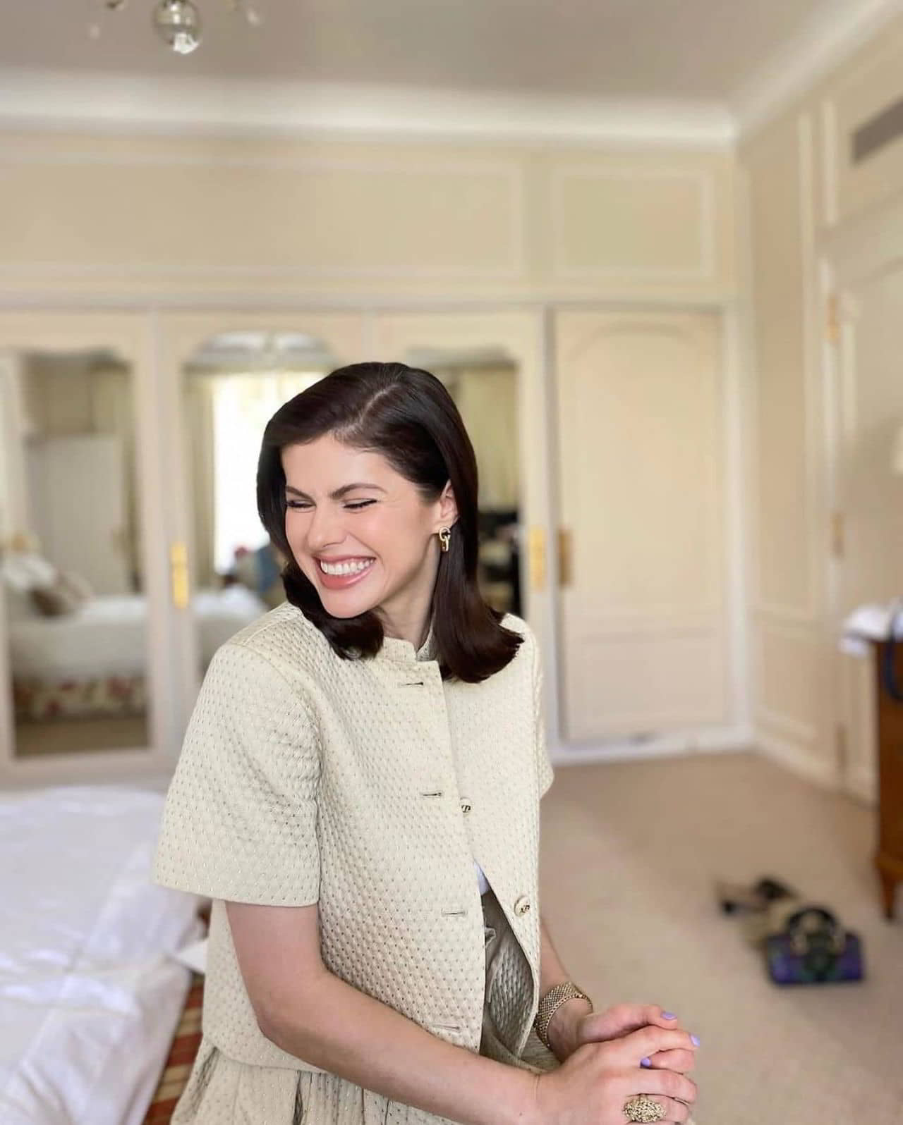 Alexandra Daddario in British Vogue for Dior Show in Paris - July 2023 - 1