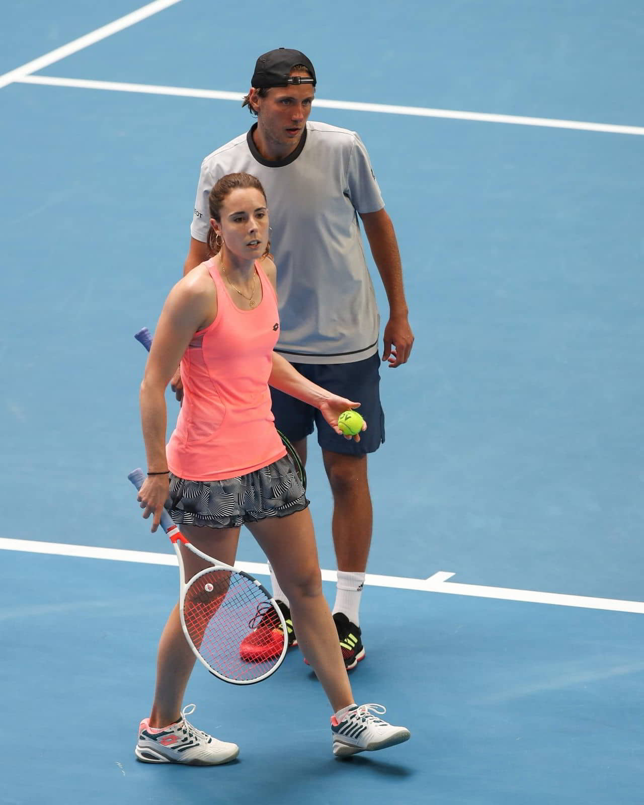 Alize Cornet at the Hopman Cup in Perth - January 2, 2019 - 1