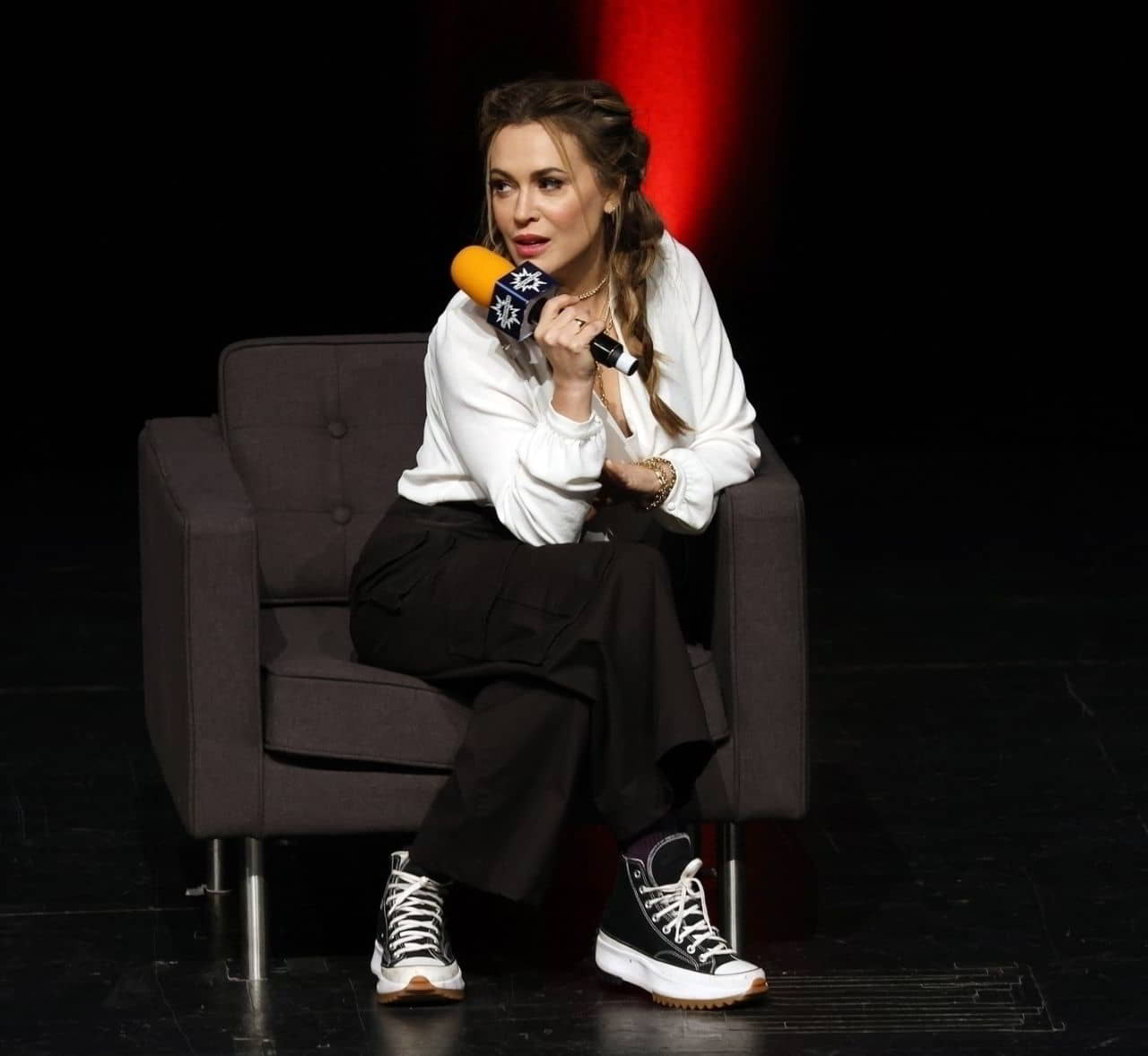 Alyssa Milano on Stage at the Supanova Comic Con and Gaming Expo at the Perth Convention and Exhibition Centre - June 25, 2023 - 1