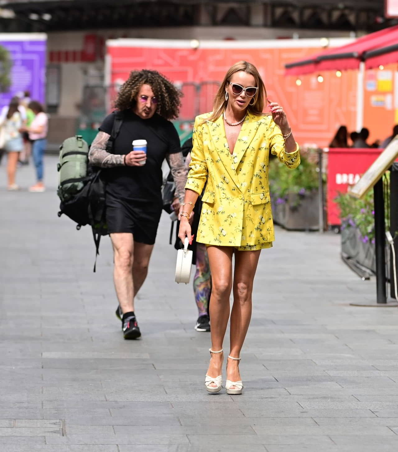 Amanda Holden with Nick and Eva Speakman in London - July 12, 2022 - 1