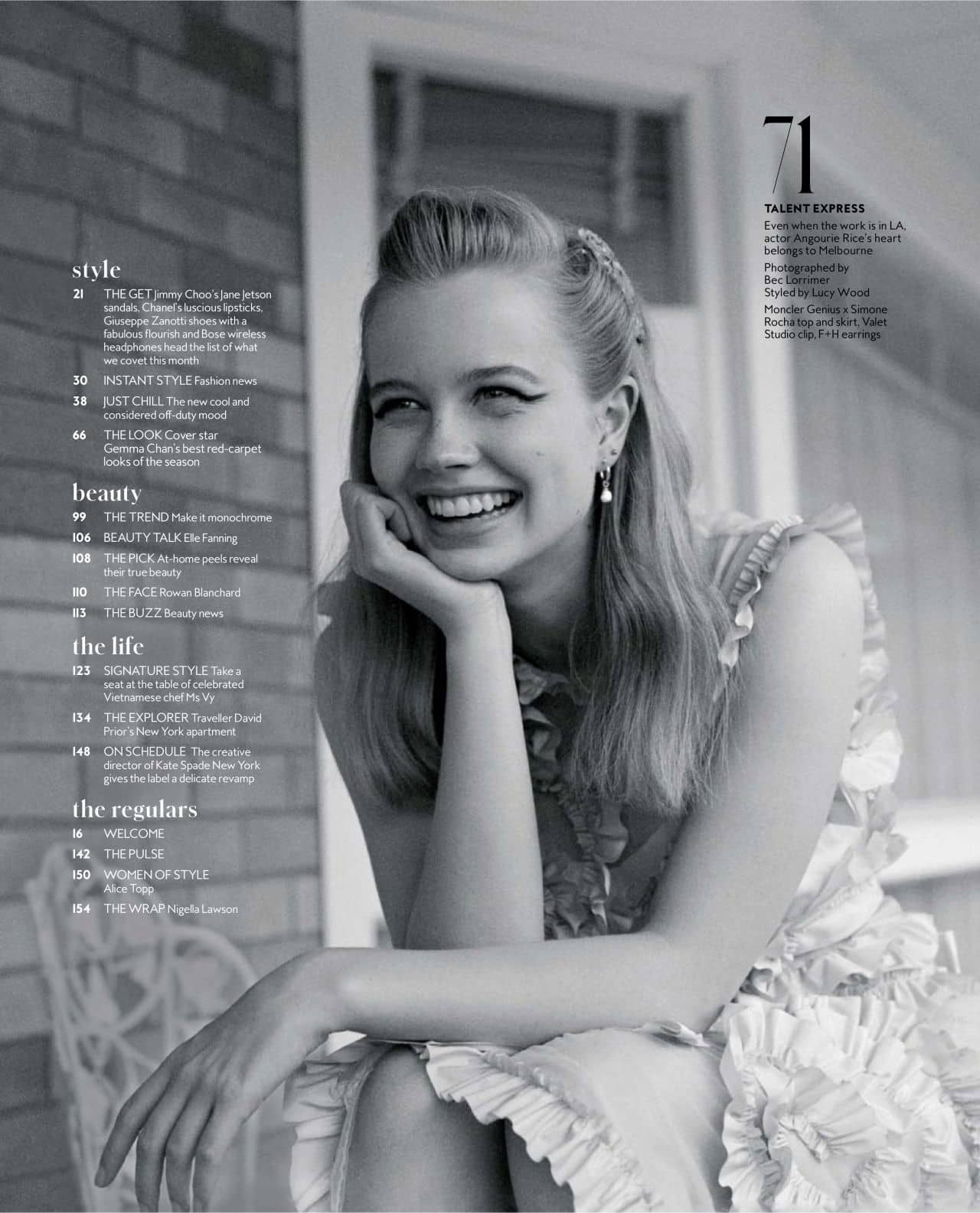 Angourie Rice in Instyle Australia - May 2019 - 1