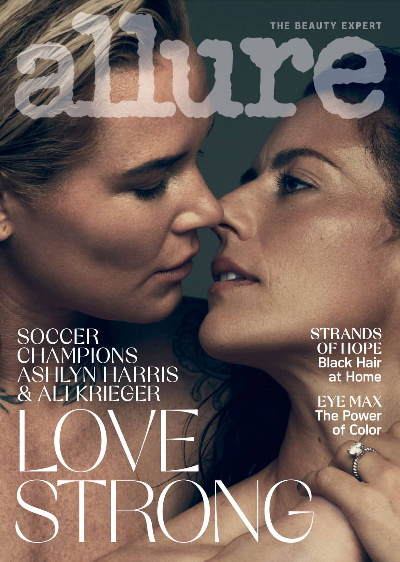 Ashlyn Harris and Ali Krieger in Allure Magazine USA - August 2020 Issue - 1