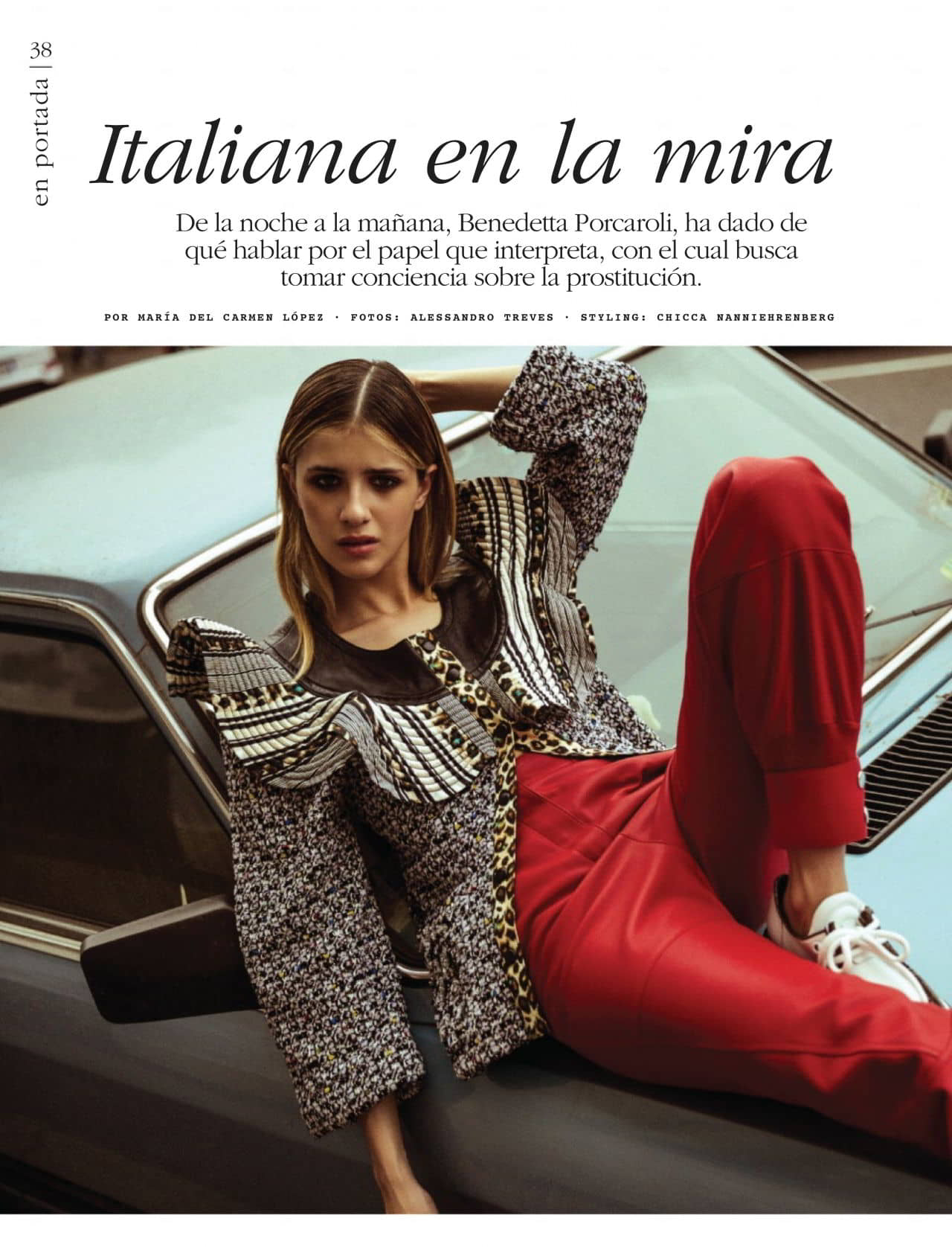 Benedetta Porcaroli's Captivating Cover for Marie Claire Mexico, November 2019 - 1