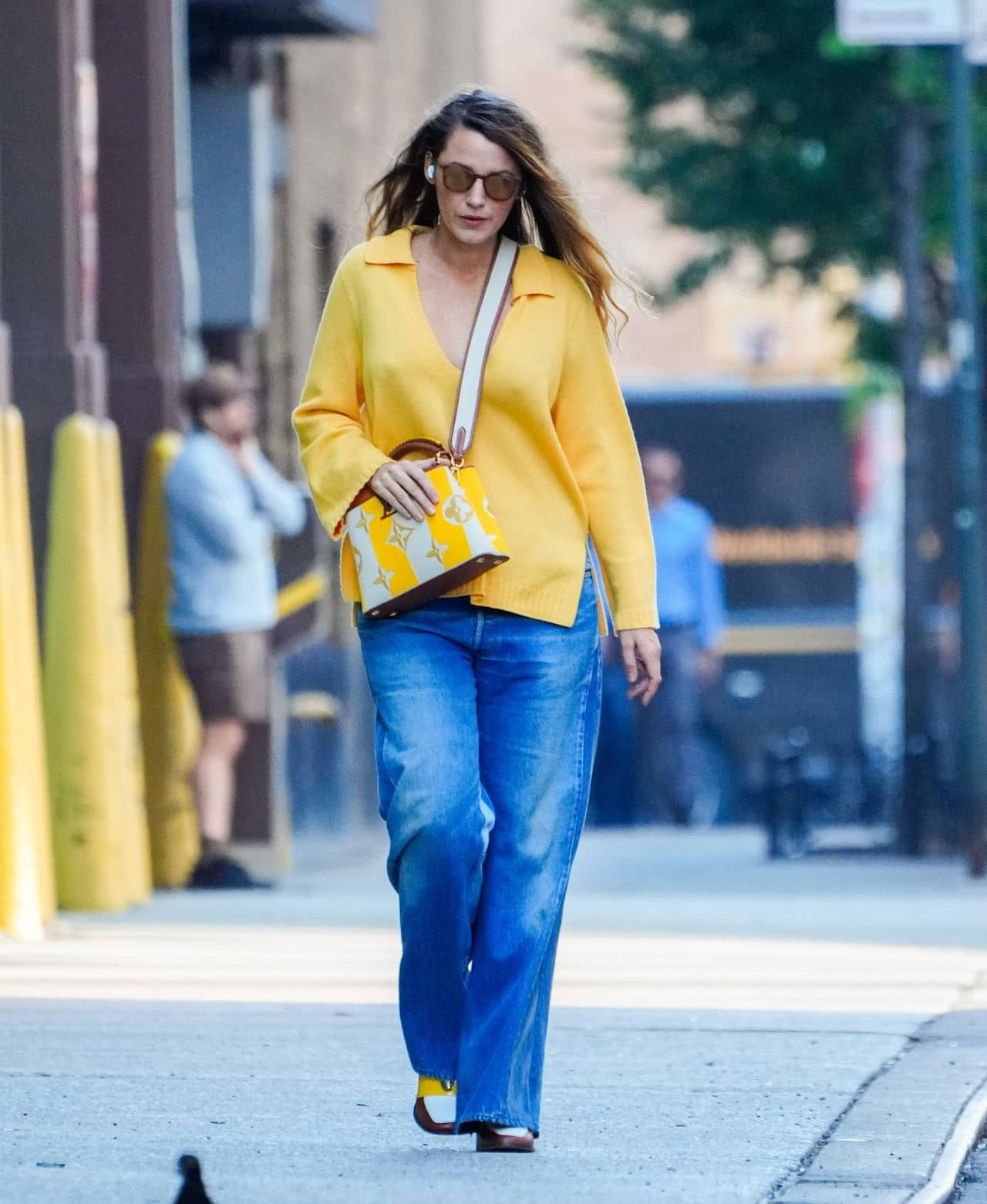 Blake Lively's Colorful Ensemble Outing in New York, October 3, 2023 - 1