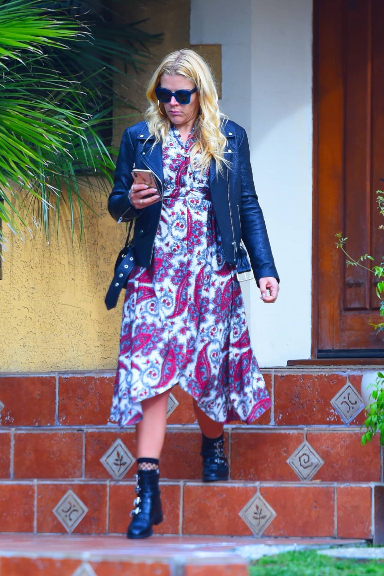 Busy Philipps' Departure from a Friend's House in Los Angeles, December 14, 2018 - 1