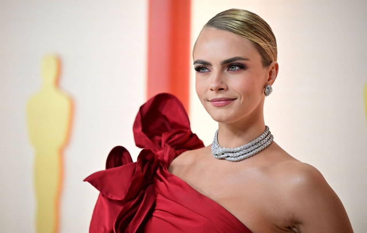 Cara Delevingne's Oscars 2024 Red Carpet Appearance - 1