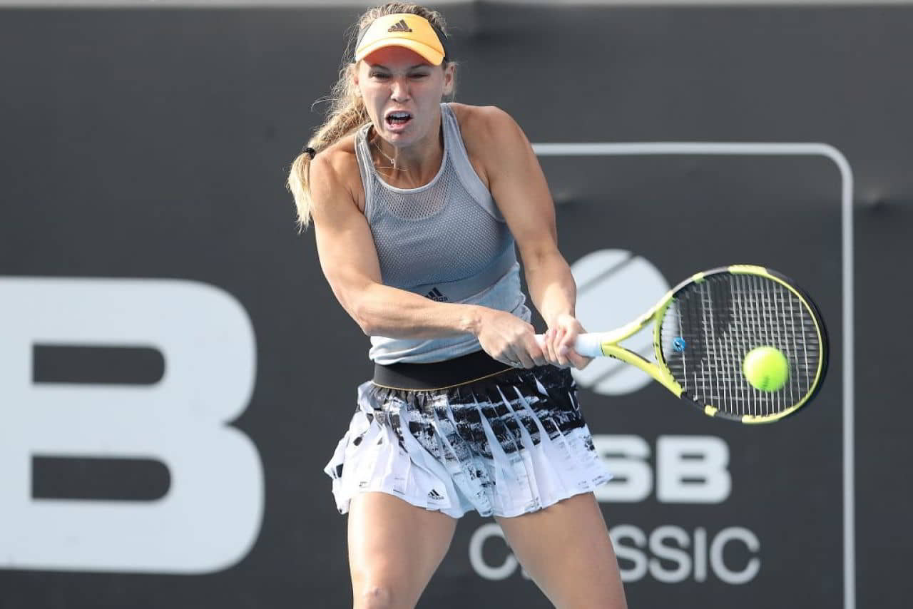 Caroline Wozniacki's 2020 Women's ASB Classic in Auckland, January 7, 2020 - 1