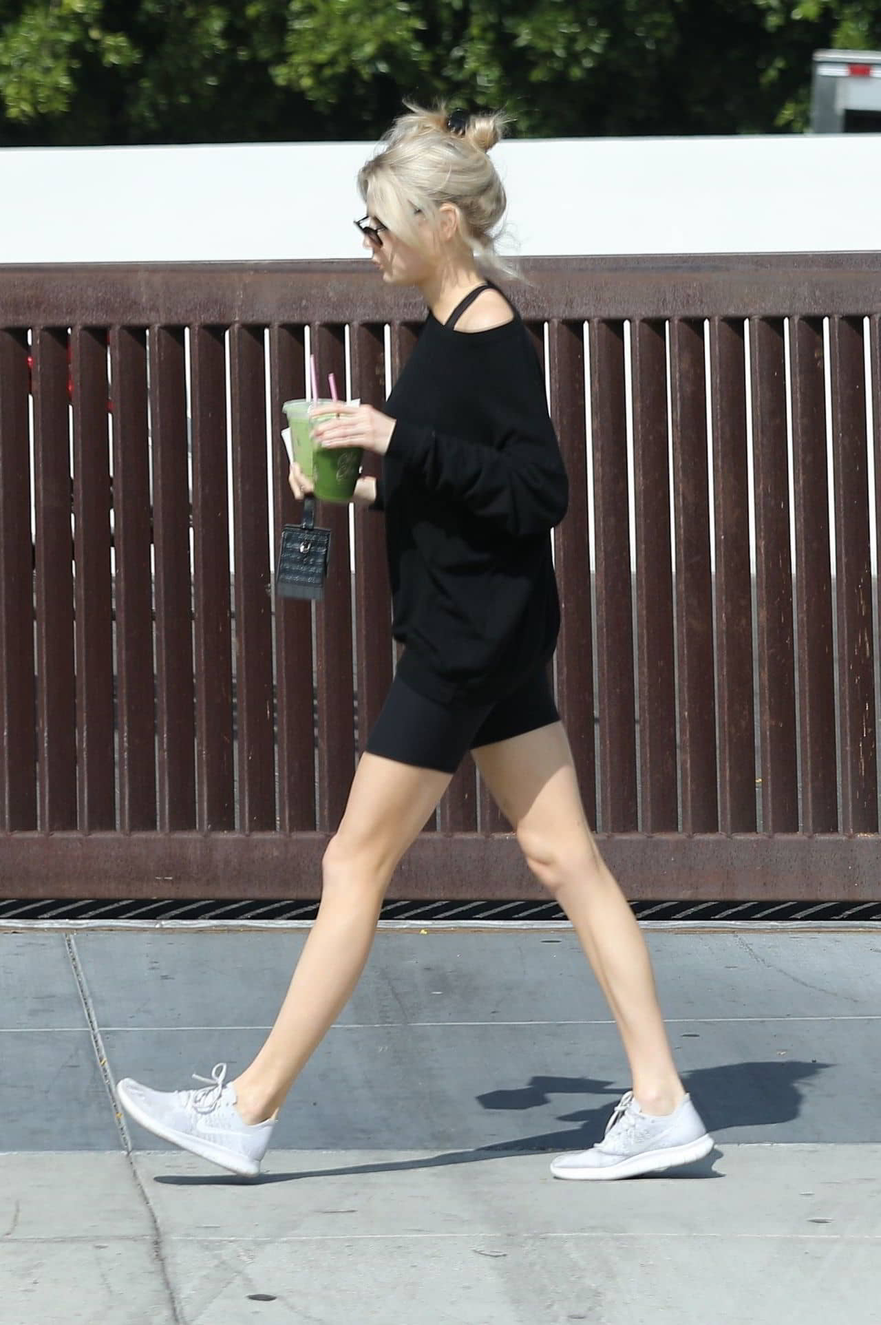 Charlotte McKinney in Leggings at Cha Cha Matcha in West Hollywood, June 5, 2019 - 1