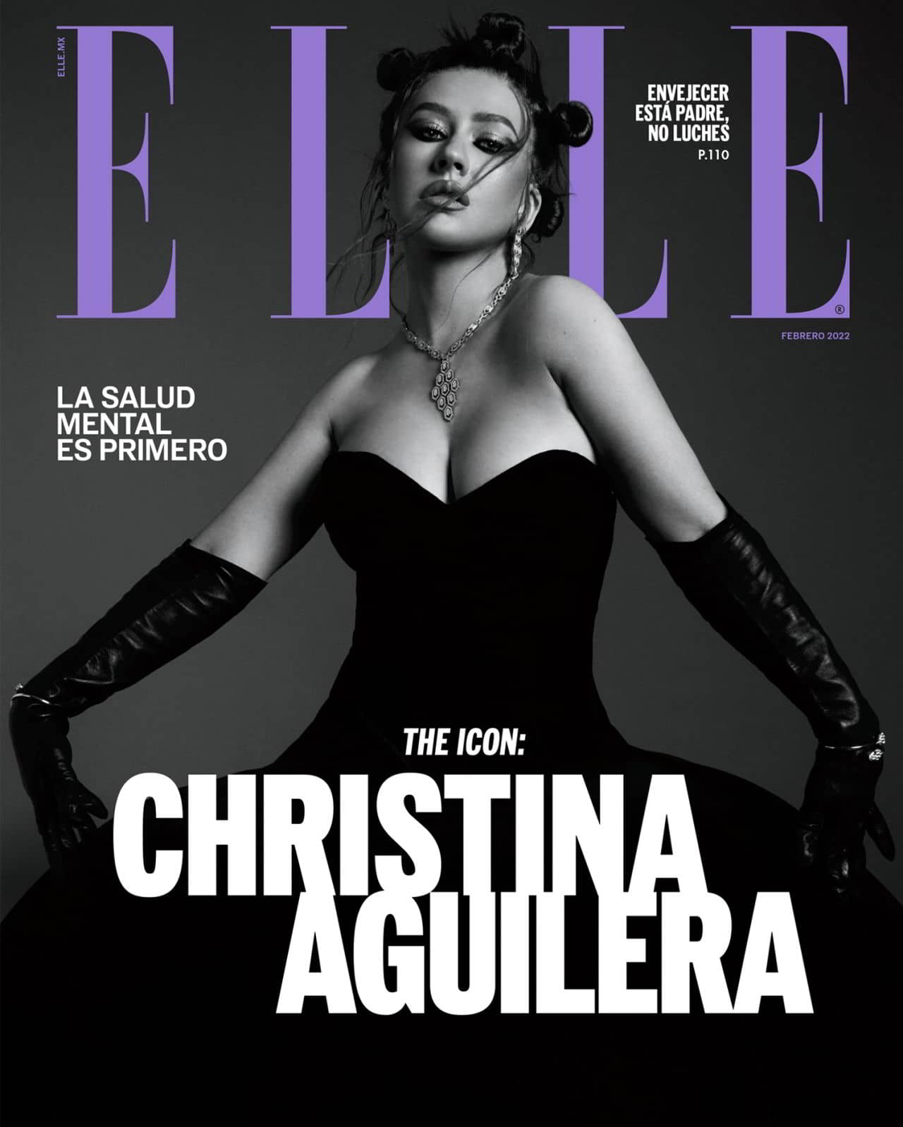 Christina Aguilera's Elle Mexico February 2022 Feature - 1