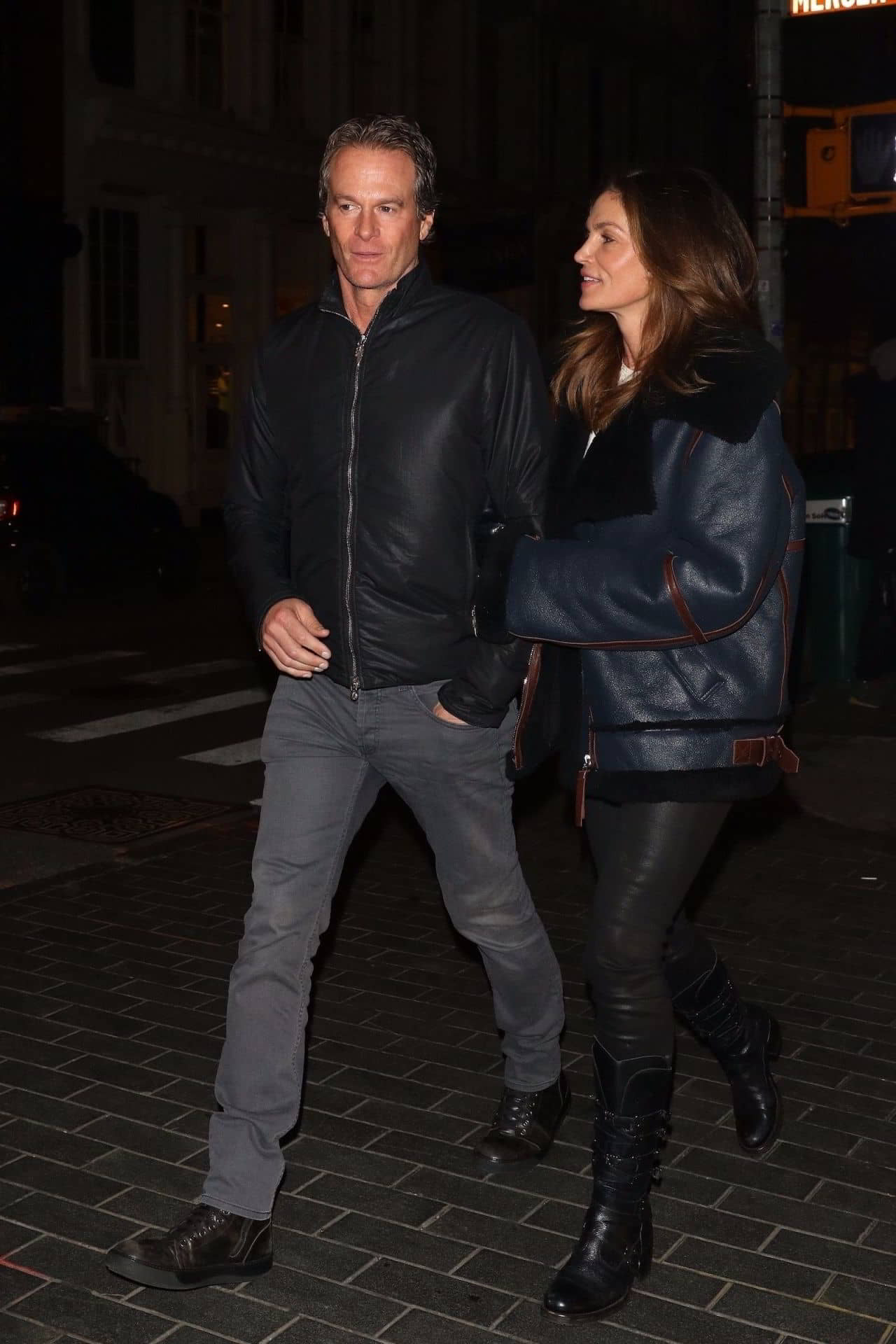 Cindy Crawford and Randy Gerber's Valentine's Day Dinner in New York, February 14, 2019 - 1