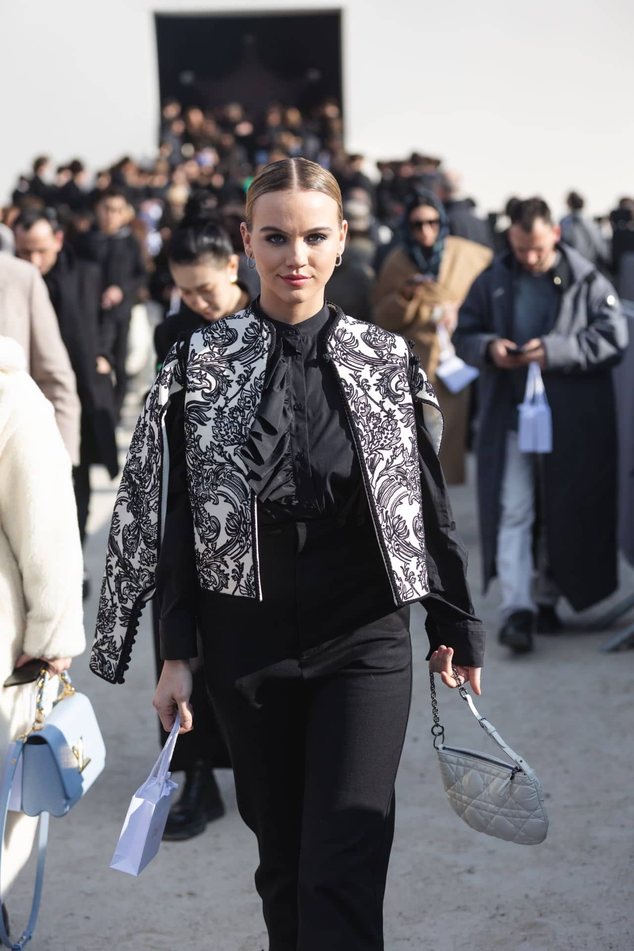 Emma Brooks at Christian Dior Fashion Show in Paris, February 28, 2023 - 1