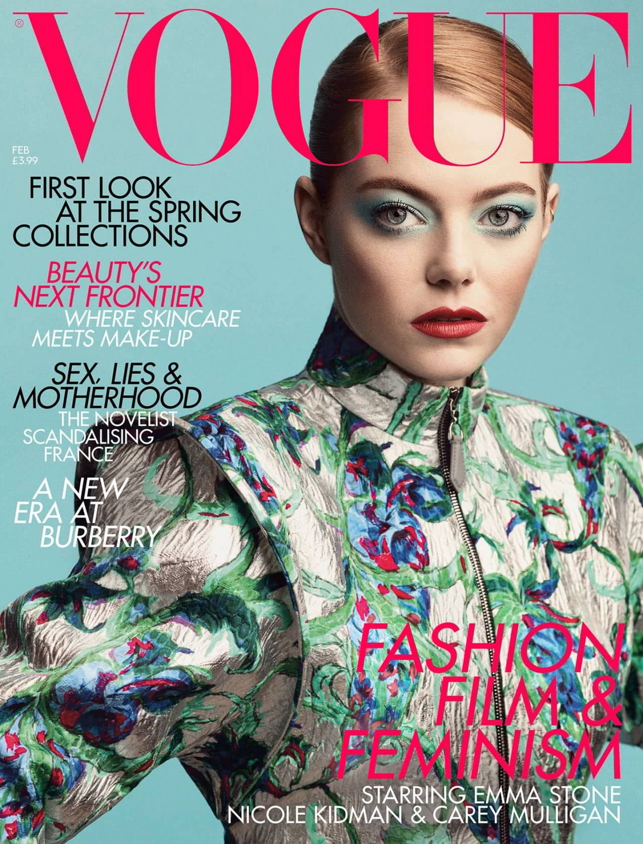 Emma Stone for Vogue UK February 2019 Cover and Photos - 1