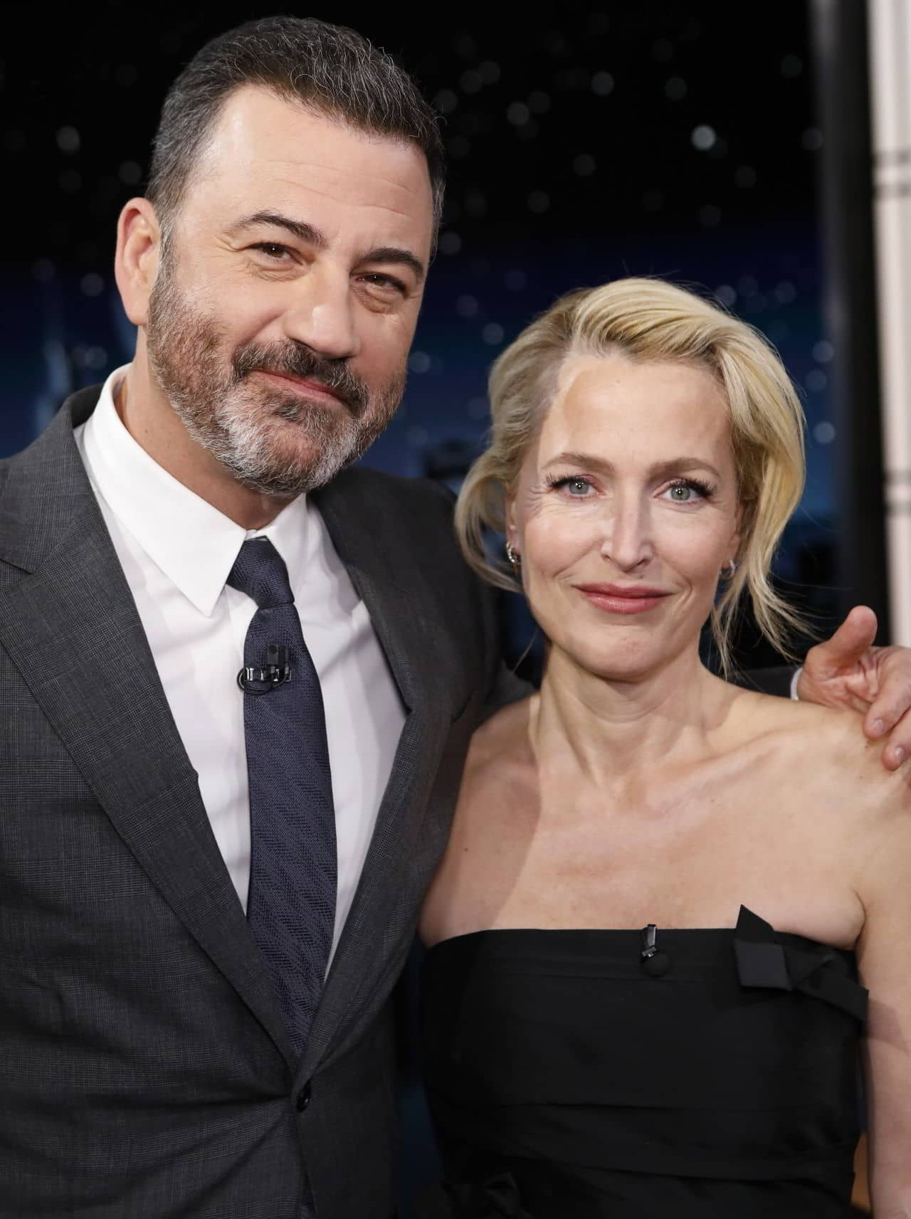 Gillian Anderson on Jimmy Kimmel Live, April 12, 2022 - 1