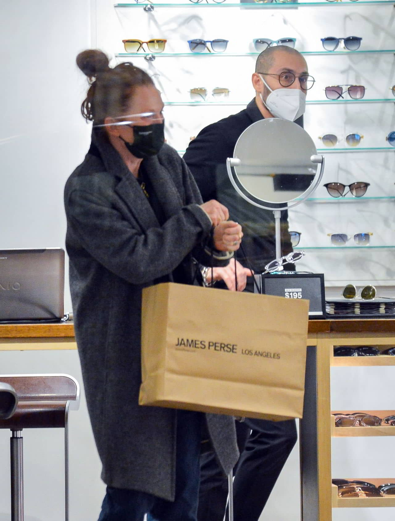 Julianne Moore Shopping for Glasses in NY, December 3, 2020 - 1