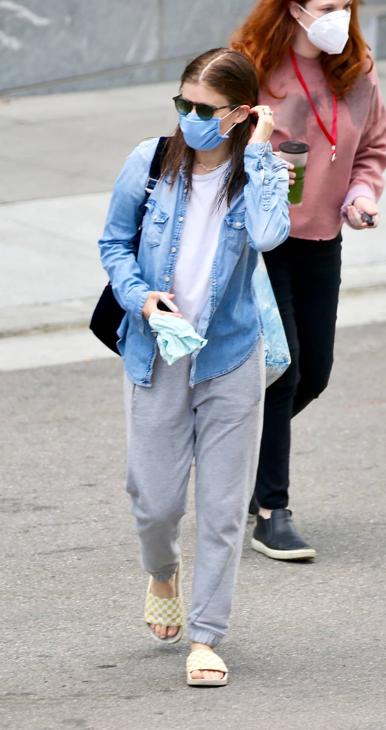 Kate Mara Arrives to The Set of A Teacher in Los Angeles, August 4, 2020 - 1