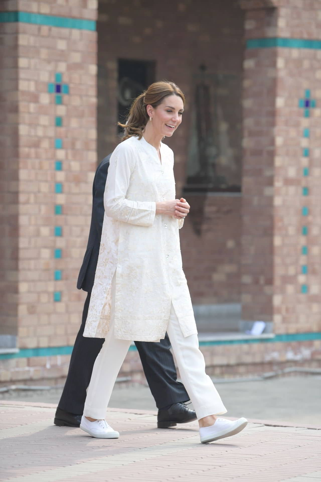 Kate Middleton Visits The National Cricket Academy in Lahore, October 17, 2019 - 1