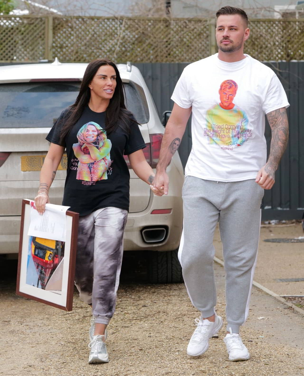 Katie Price and Carl Woods in London, February 12, 2021 - 1