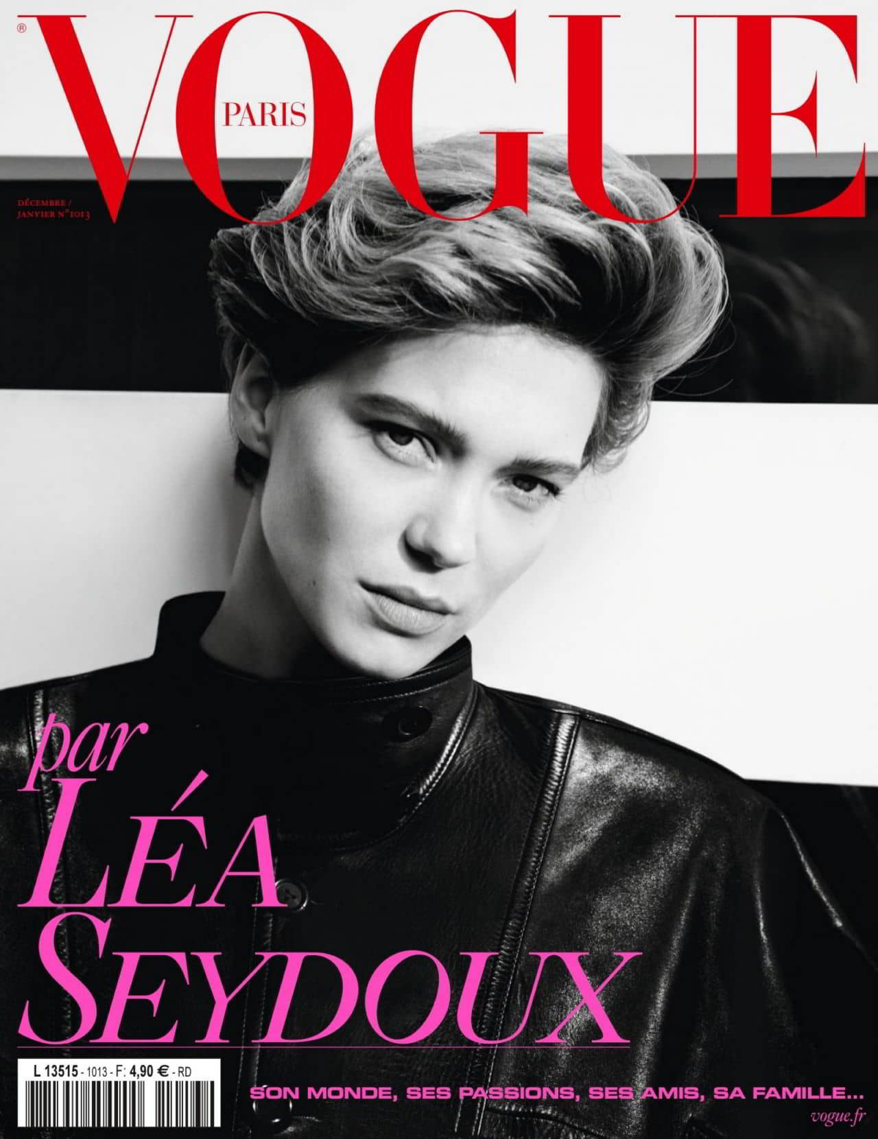 Lea Seydoux for Vogue Paris December 2020-January 2021 Issue - 1