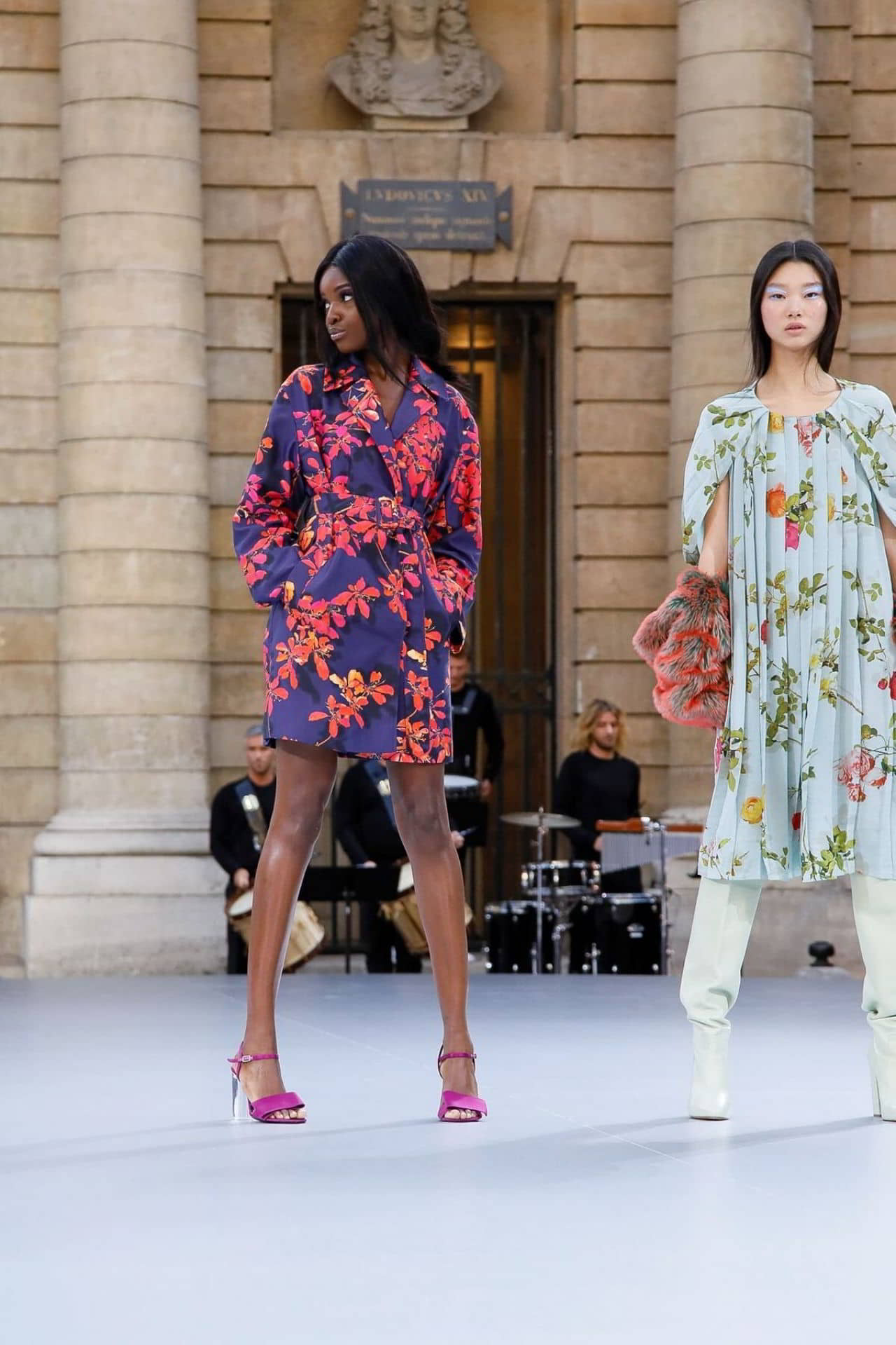 Leomie Anderson at Le Defile L’Oreal Paris Show in Paris, September 28, 2019