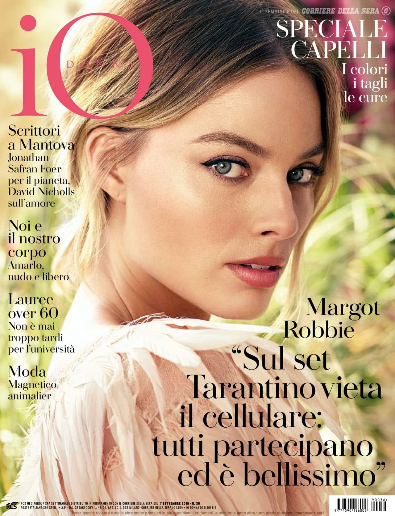 Margot Robbie for Io Donna Del Corriere Della Sera, September 7, 2019 - 1