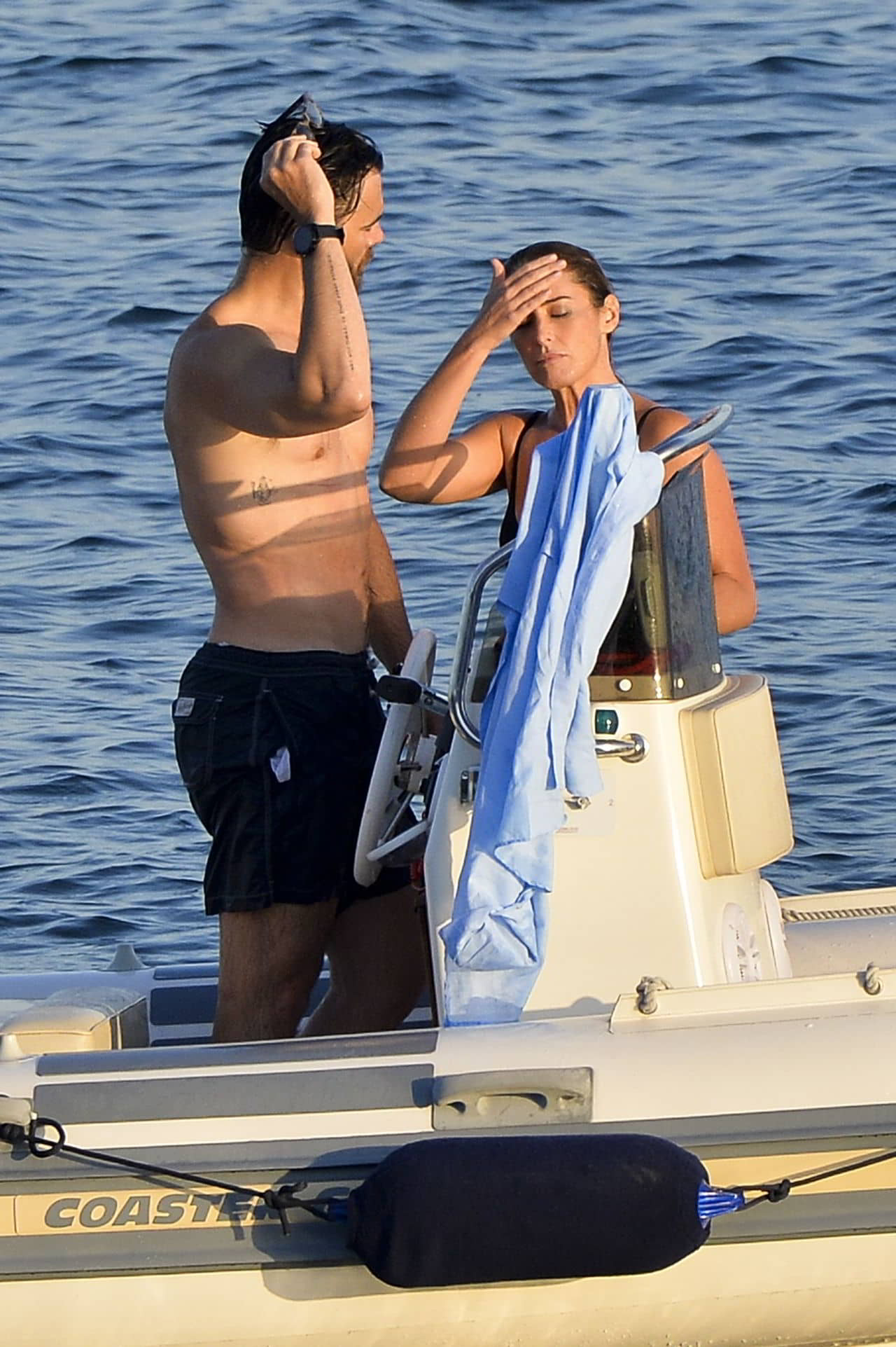 Maria Elena Boschi and Giulio Berruti in Porto Ercole, August 30, 2020 - 1