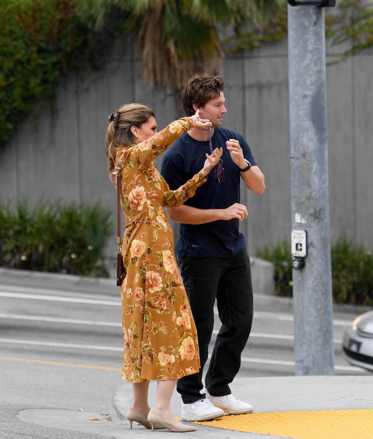 Maria Shriver Photographs Patrick Schwarzenegger Under A Billboard for Their MOSH Products, September 21, 2023 - 1