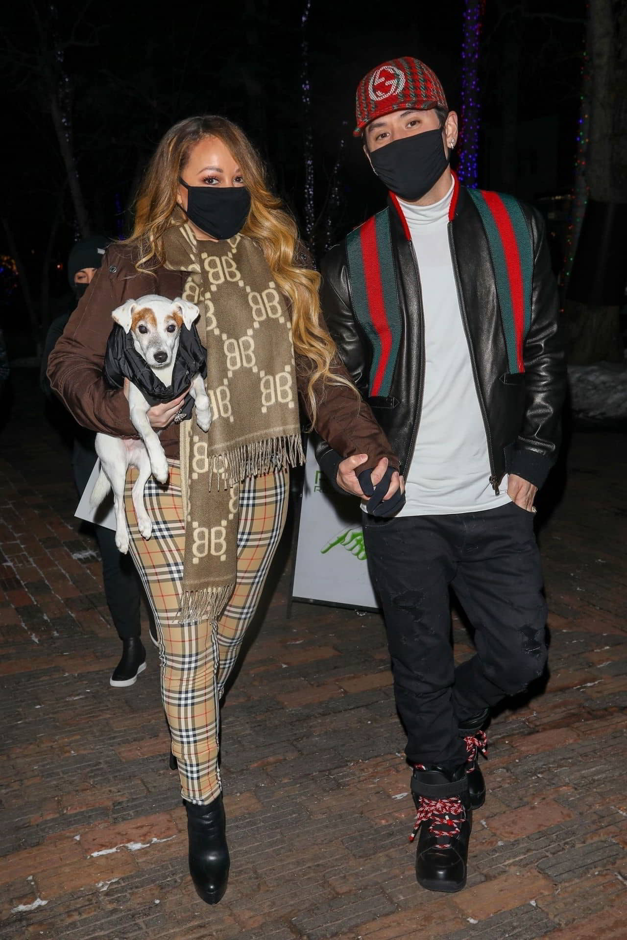 Mariah Carey and Boyfriend Bryan Tanaka in Aspen, December 19, 2021 - 1