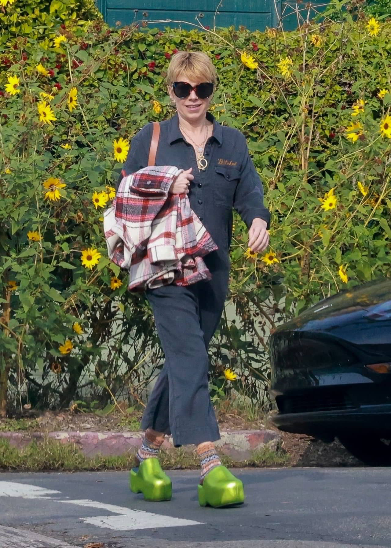 Mary Elizabeth Ellis in Casual Outfit at All Time in Los Angeles, December 29, 2023 - 1