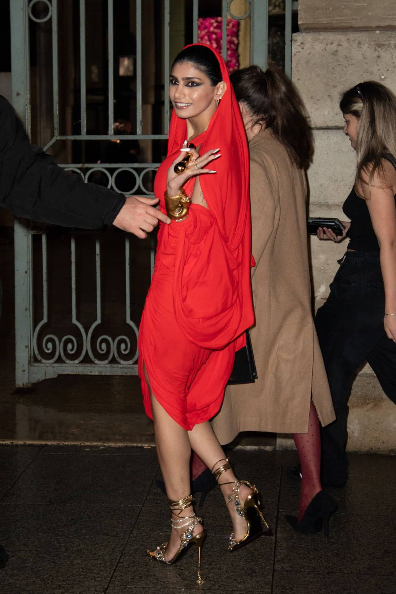 Mia Khalifa at Schiaparelli Show During Paris Fashion Week, February 29, 2024 - 1