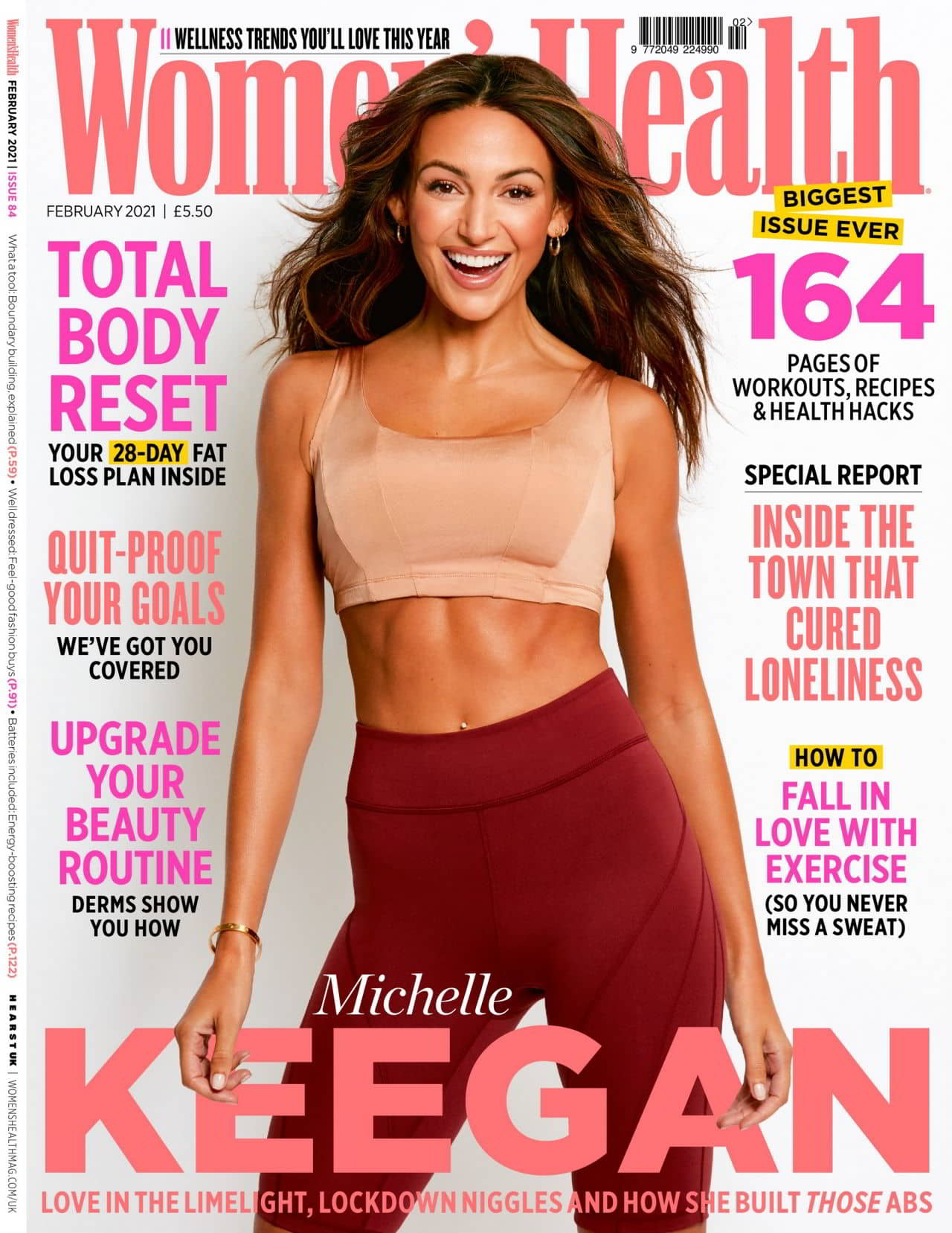 Michelle Keegan for Women’s Health UK February 2021 Issue