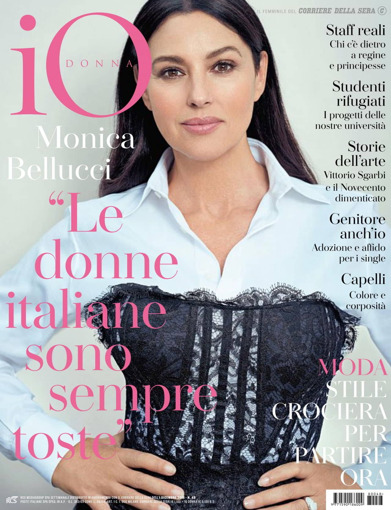 Monica Bellucci for Io Donna Del Corriere Della Sera December 1, 2018 - 1