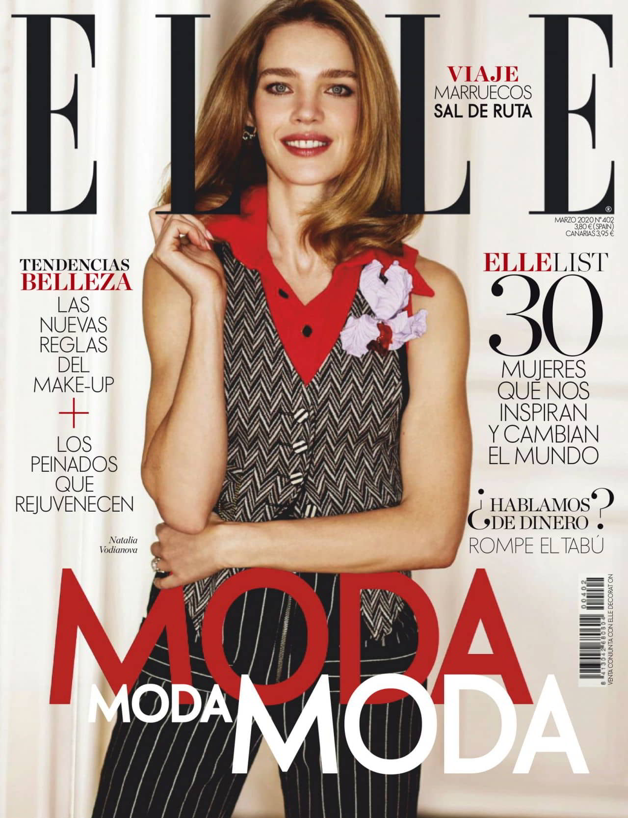 Natalia Vodianova for Elle Magazine Spain March 2020 Issue - 1