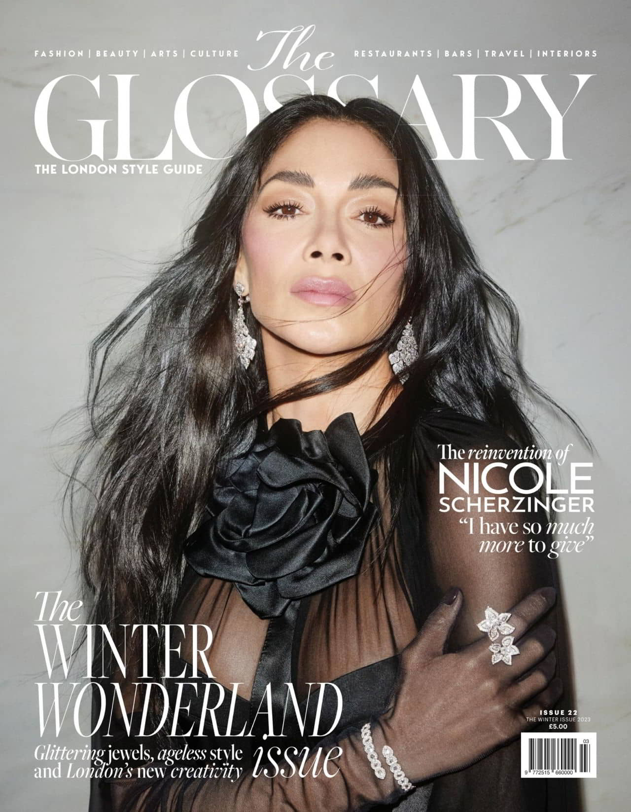 Nicole Scherzinger for The Glossary Magazine Winter 2023 Issue - 1