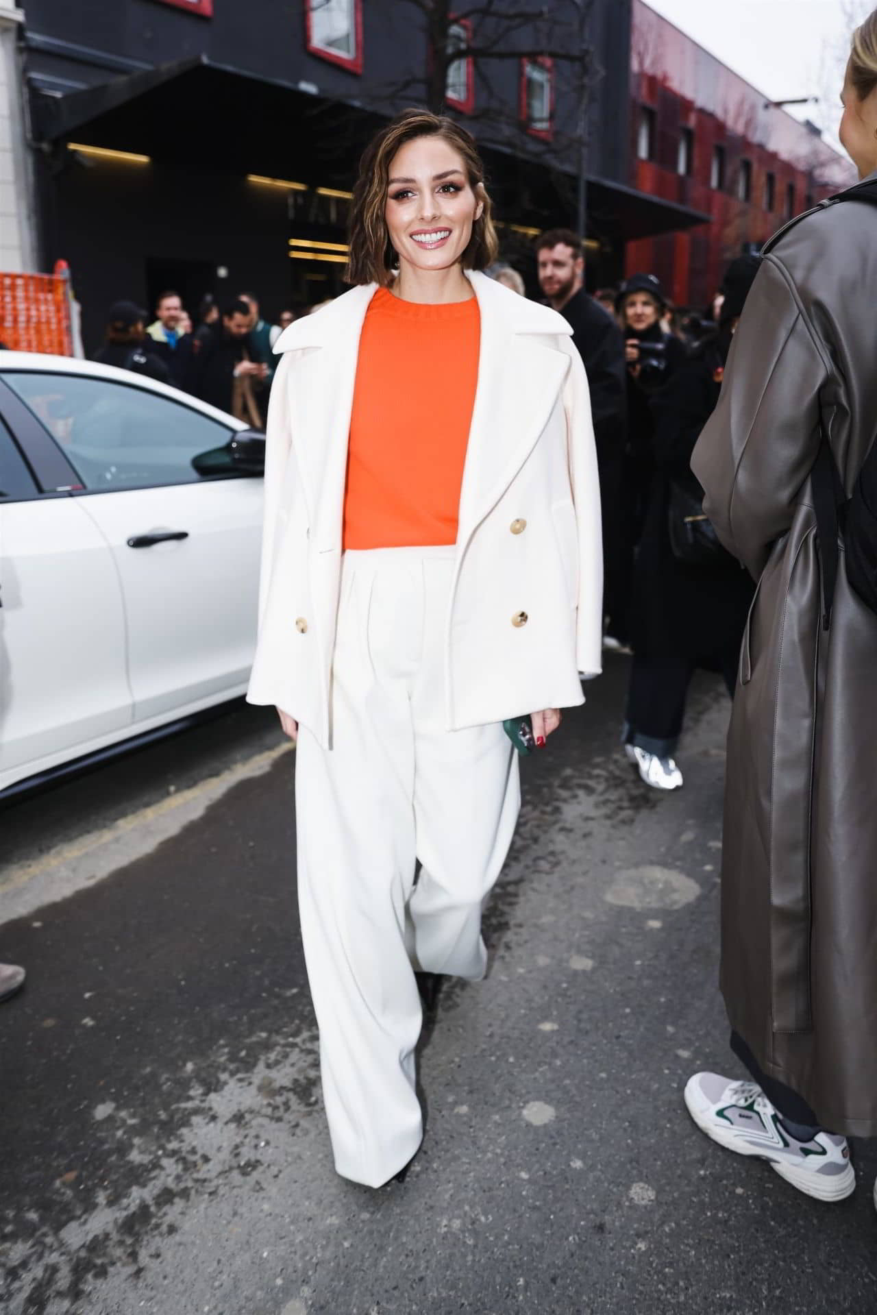 Olivia Palermo Arrivies at Max Mara Fashion Show in Milan, February 22, 2024 - 1