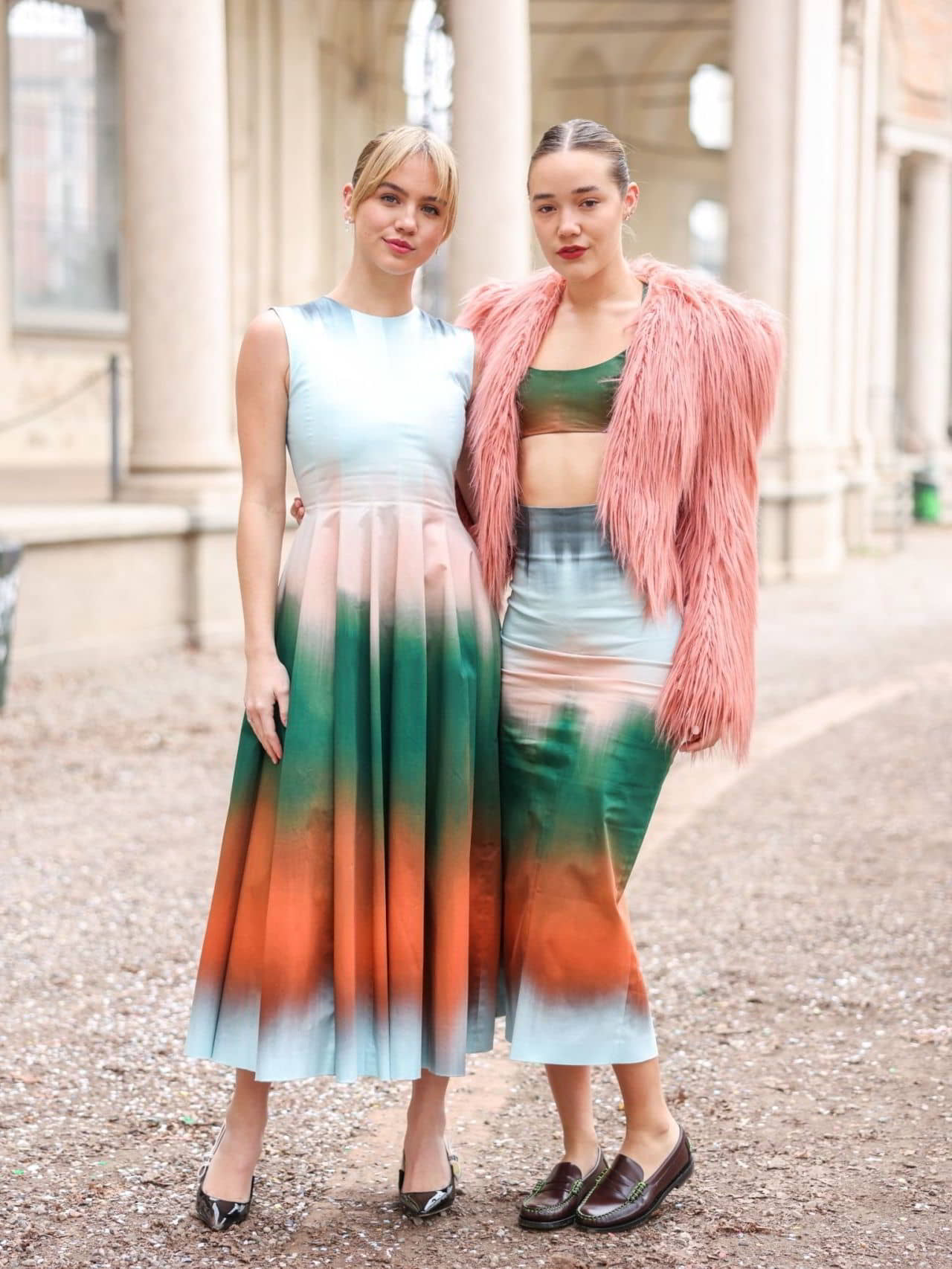 Olivia Ponton and Emma Brooks at Philosophy Di Lorenzo Serafini Fashion Show in Milan, February 24, 2023 - 1