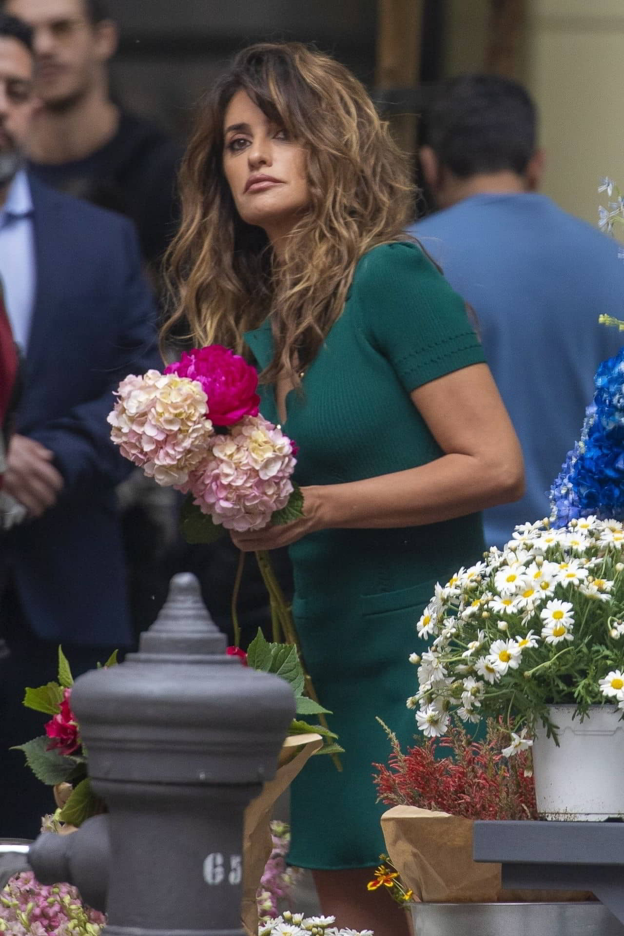 Penelope Cruz Filming a Commercial in Madrid, May 30, 2023 - 1