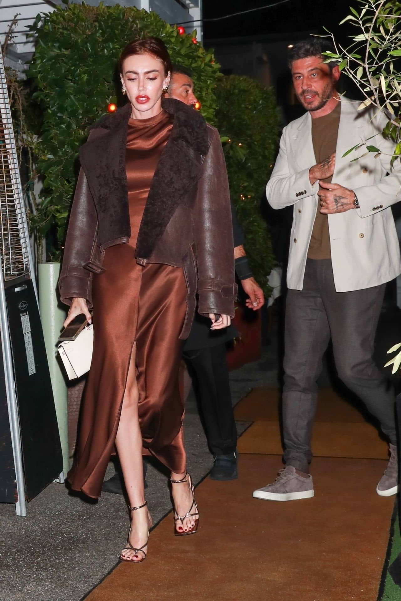 Petra Ecclestone and Sam Palmer in Giorgio Baldi Restaurant in Santa Monica, February 14, 2024 - 1