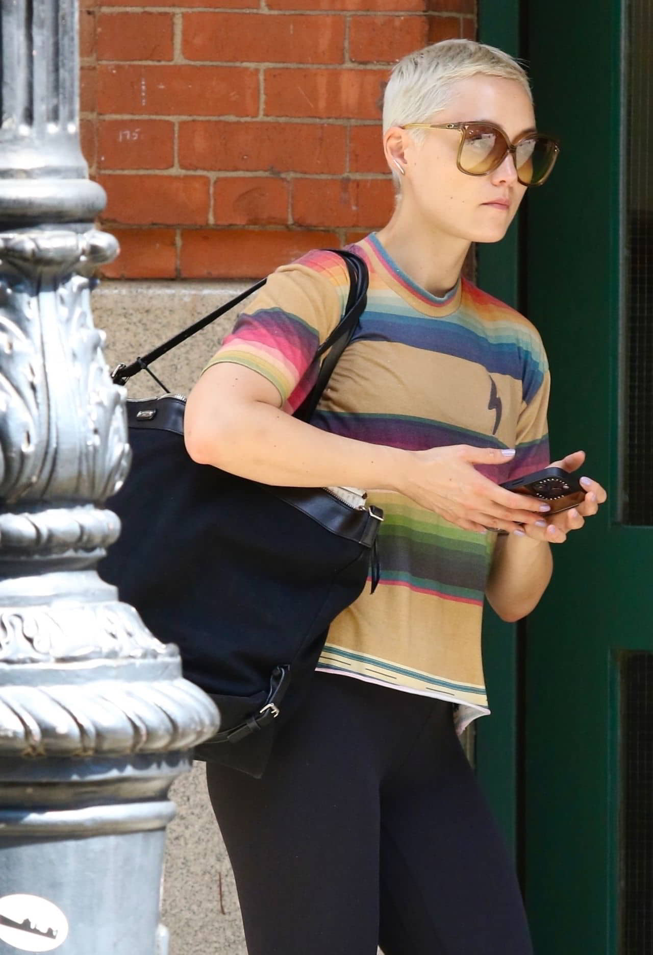 Pom Klementieff with Short Blonde Hair in New York, September 5, 2023 - 1