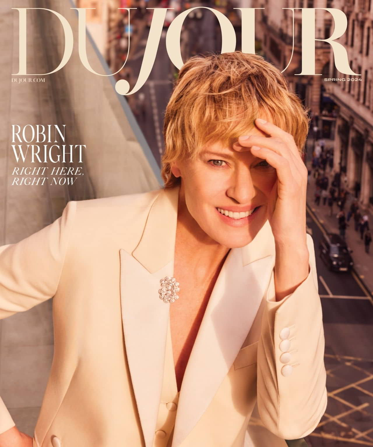 Robin Wright for Dujour Magazine Spring 2024 - 1