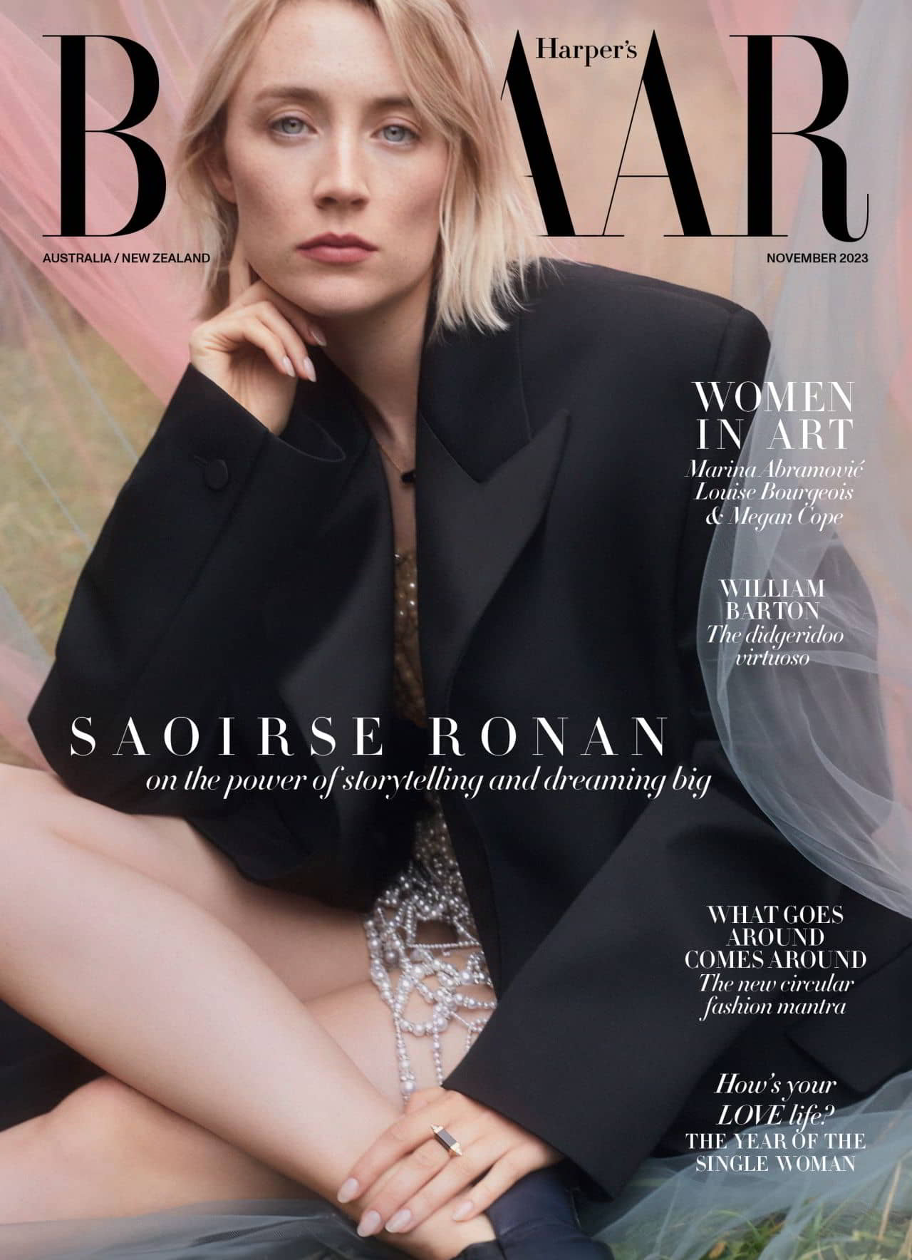 Saoirse Ronan for Harper's Bazaar UK October 2023 HQ Photos - 1