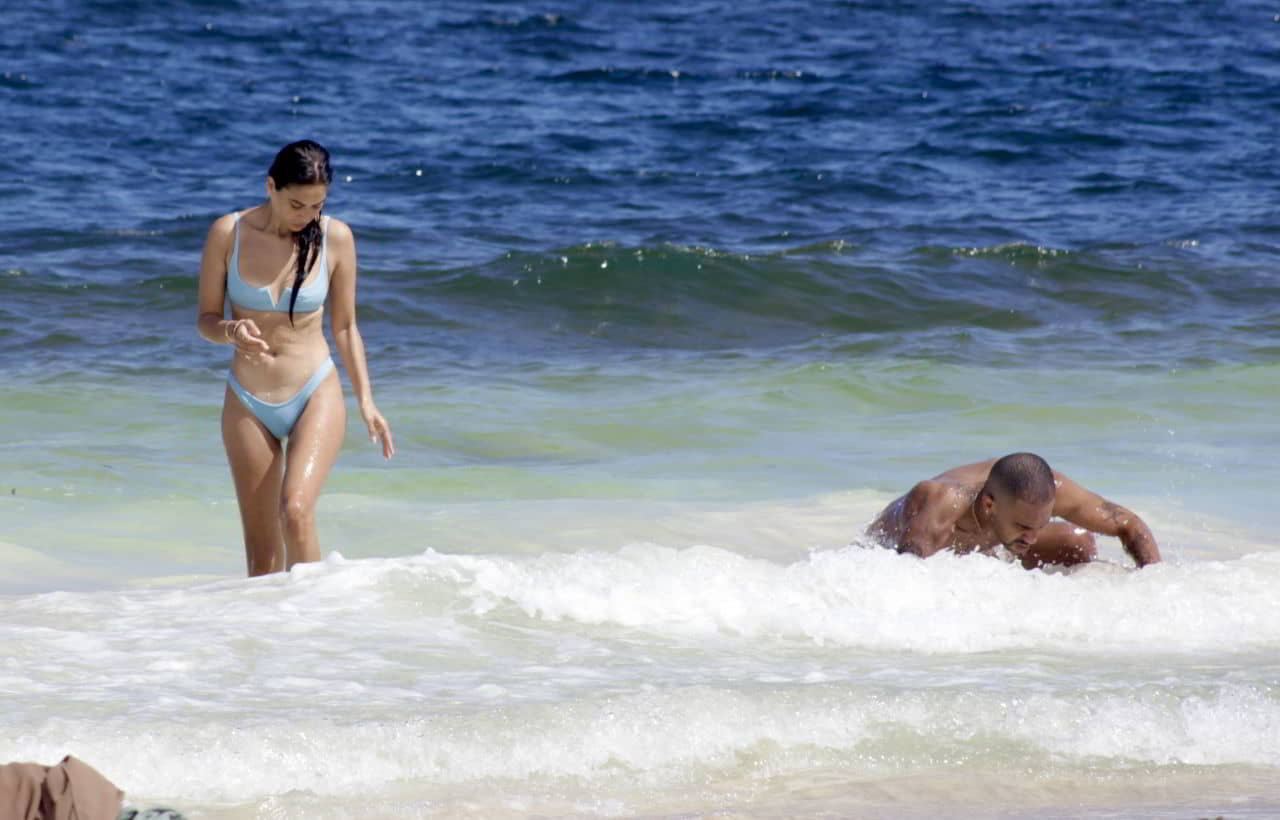 Shanina Shaik in a Bikini in Tulum, August 14, 2021 - 1