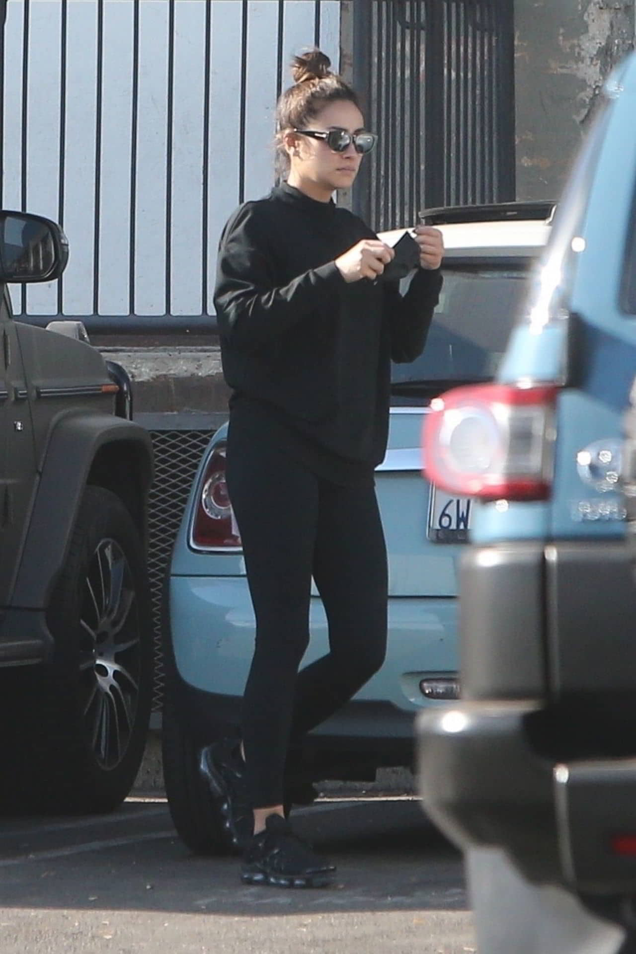 Shay Mitchell in All Black in Los Angeles, December 12, 2020 - 1