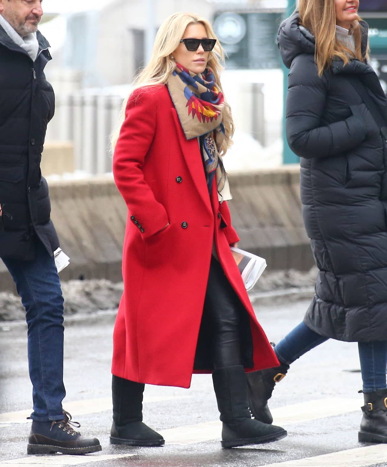 Sylvie Meis in Central Park in New York, February 2, 2022 - 1