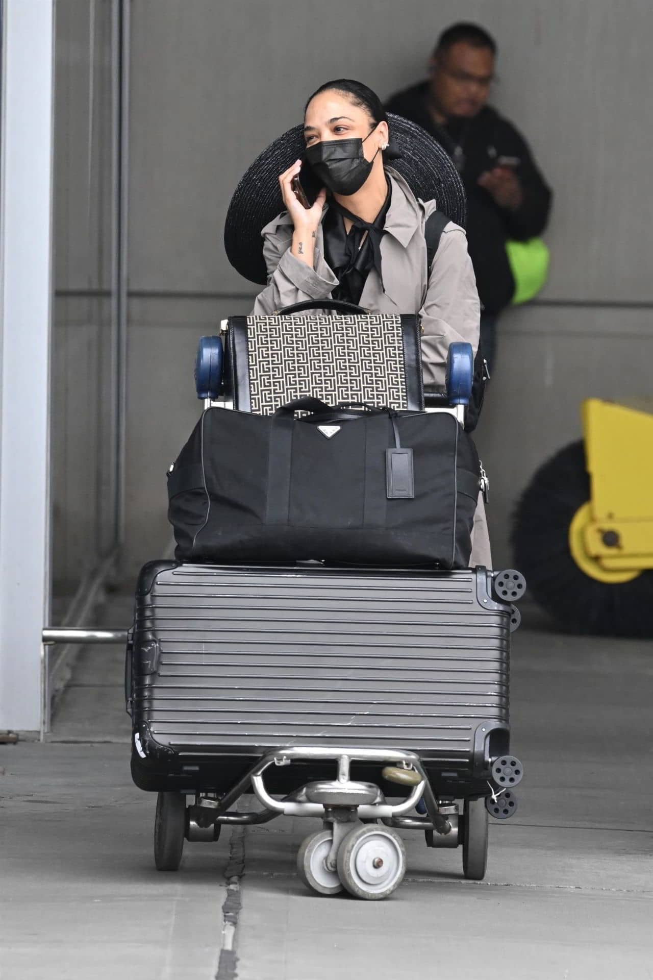 Tessa Thompson at JFK Airport in NYC, April 25, 2022 - 1